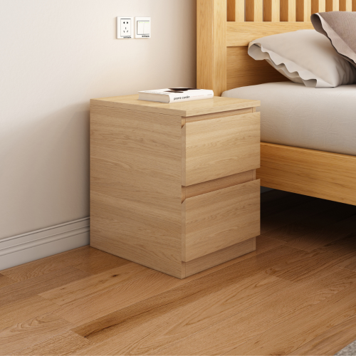 Loft Ensio Bedside Table, Light Wood