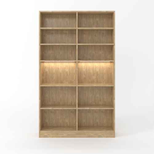 Loft Kiri Bookcase, 1.2m, Light Wood