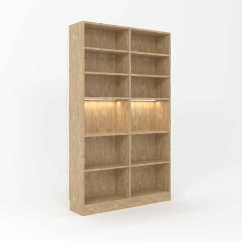 Loft Kiri Bookcase, 1.2m, Light Wood