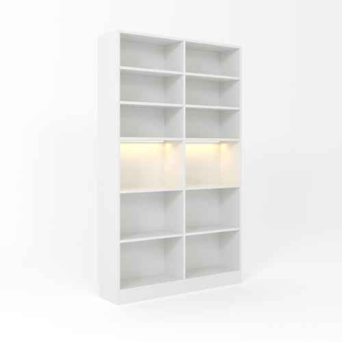 Loft Kiri Bookcase, 1.2m, White