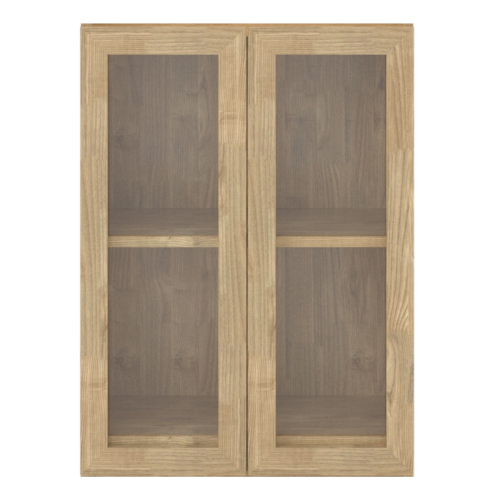 Loft Kiri Bookcase Glass Door, 2 Doors, Light Wood