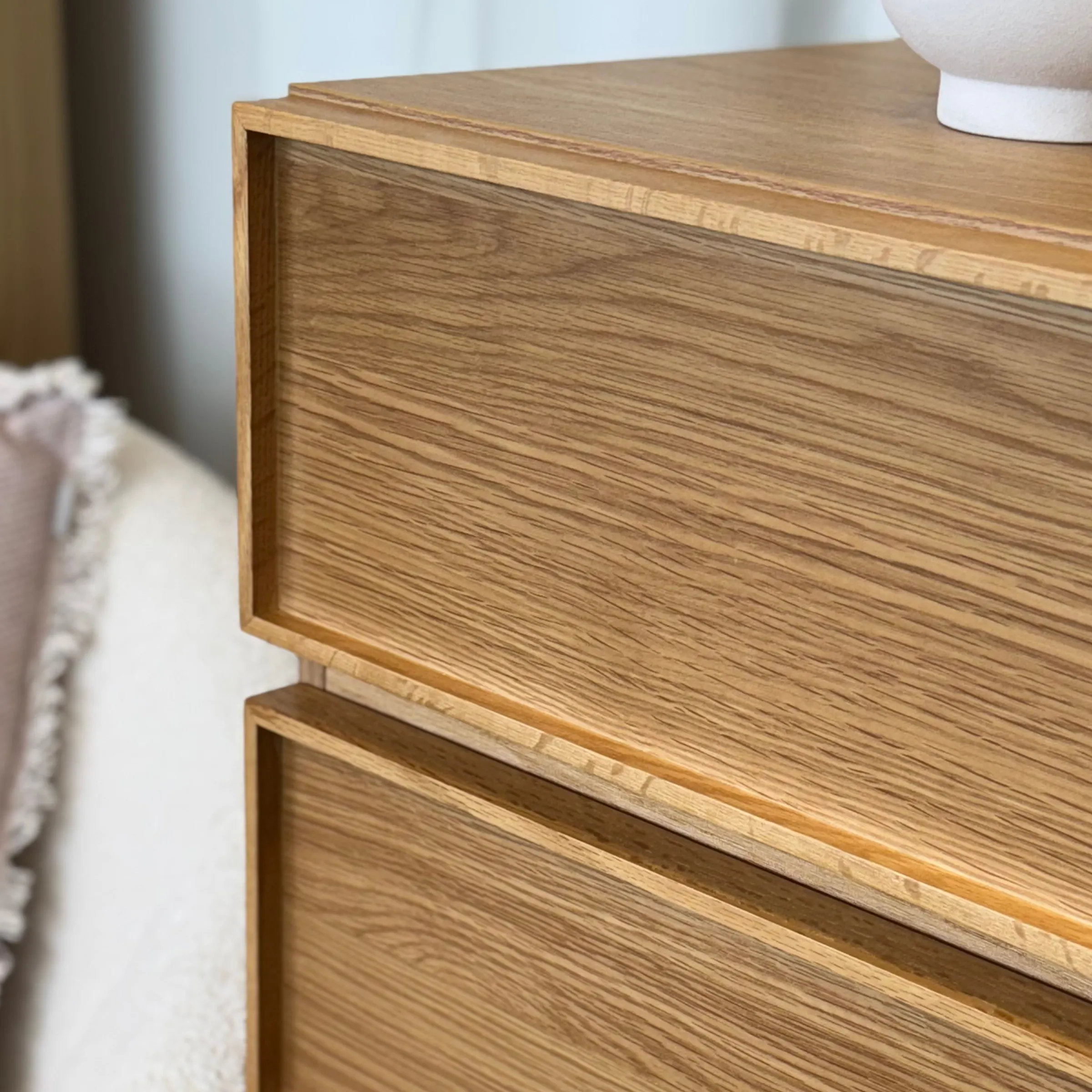 Loft Nora Bedside Table, Oak