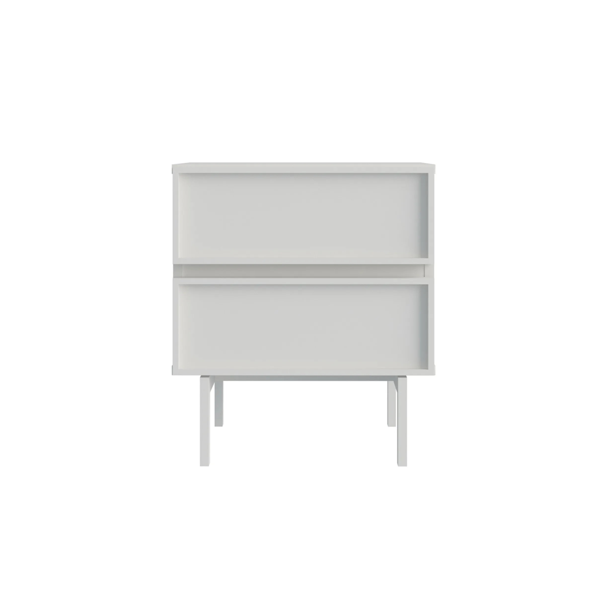 Loft Nora Bedside Table, Cool White