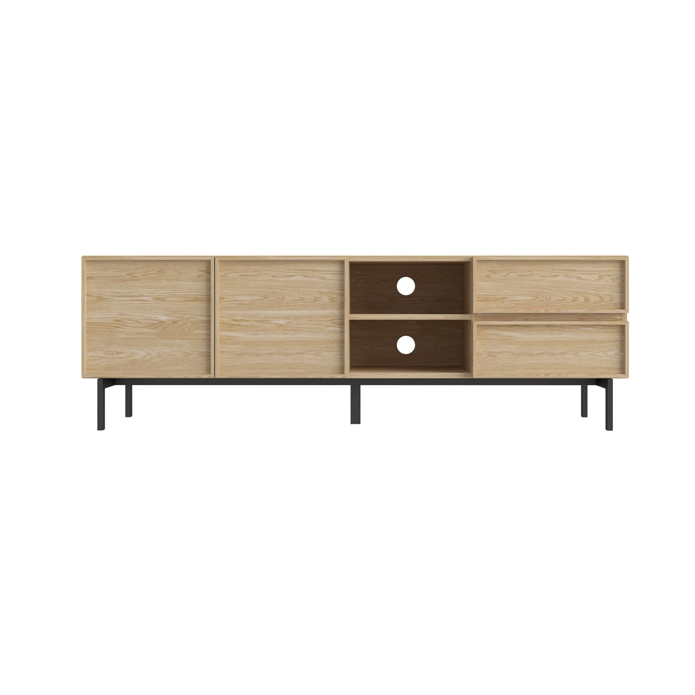 Loft Nora Entertainment Unit, 1.6m, Oak