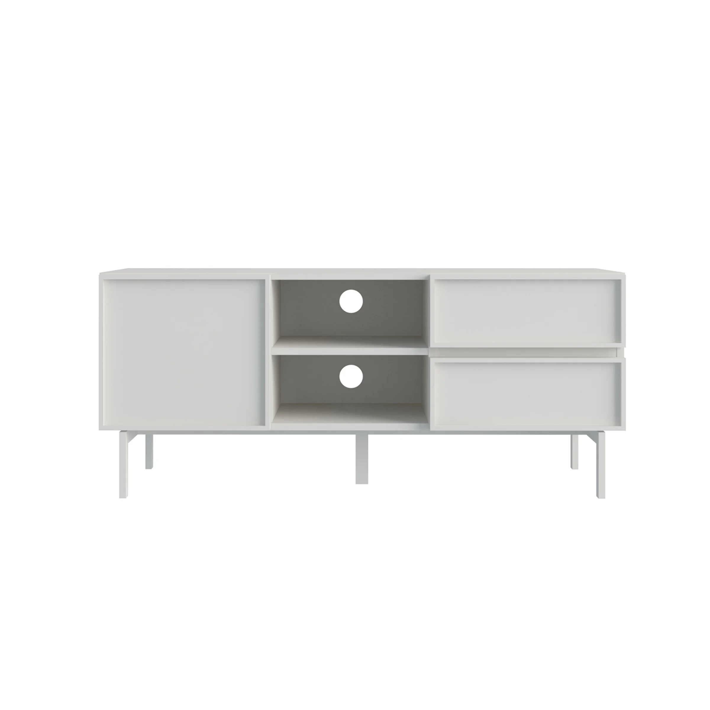 Loft Nora Entertainment Unit, 1.2m, Cool White