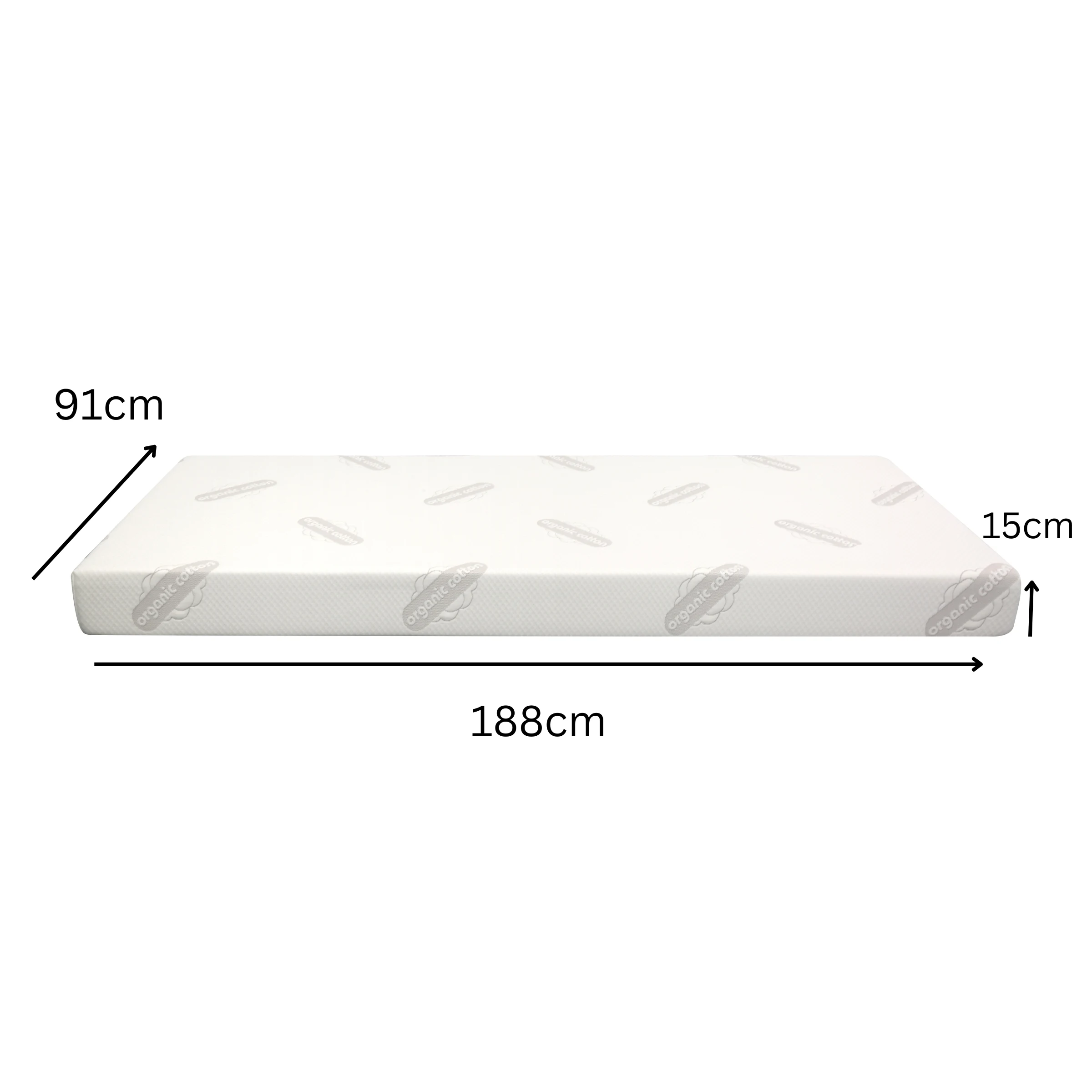 Lumo Slim Memory Foam Mattress - Medium Firm - Single