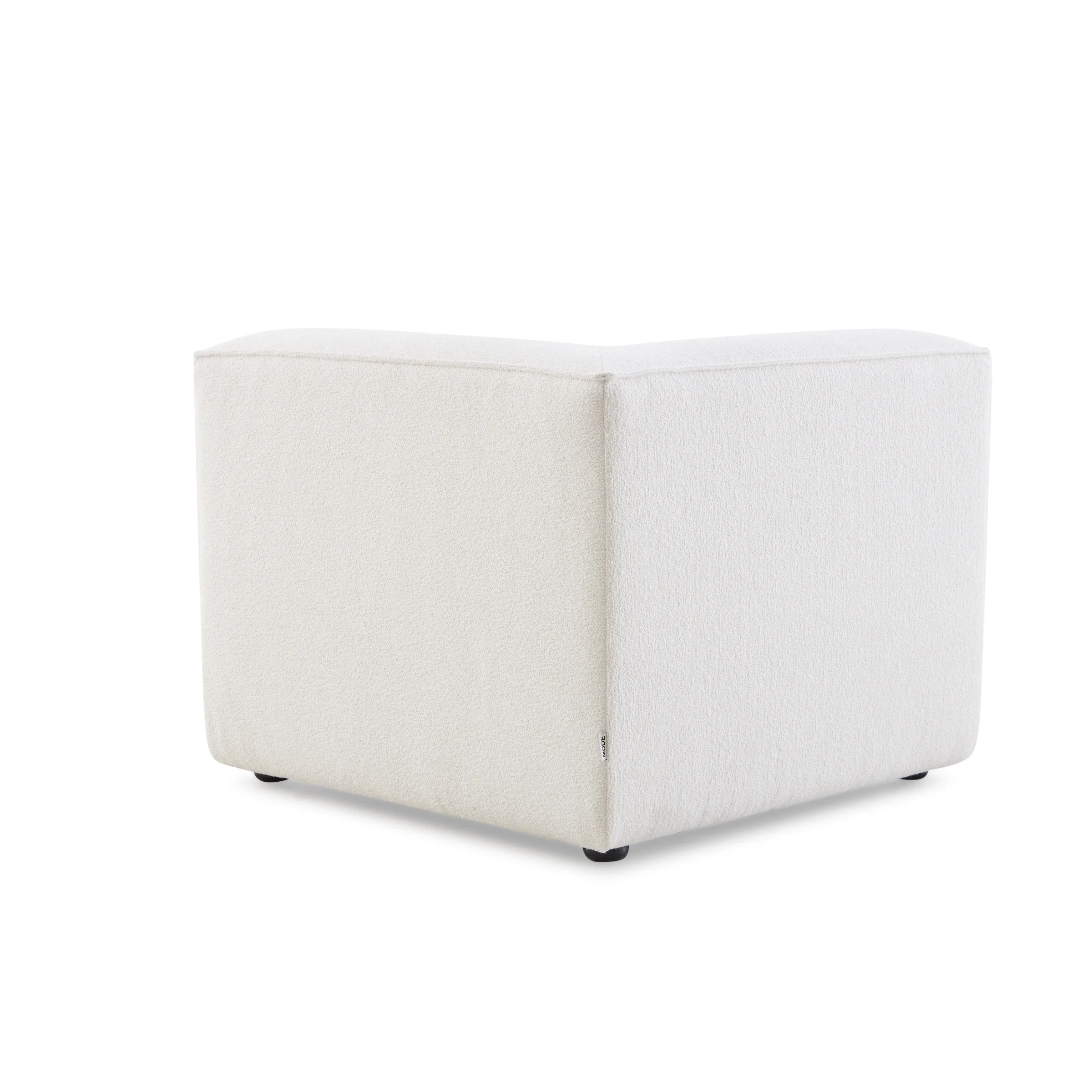 MODE Bravo Corner Sofa Module, Boucle, Cream White