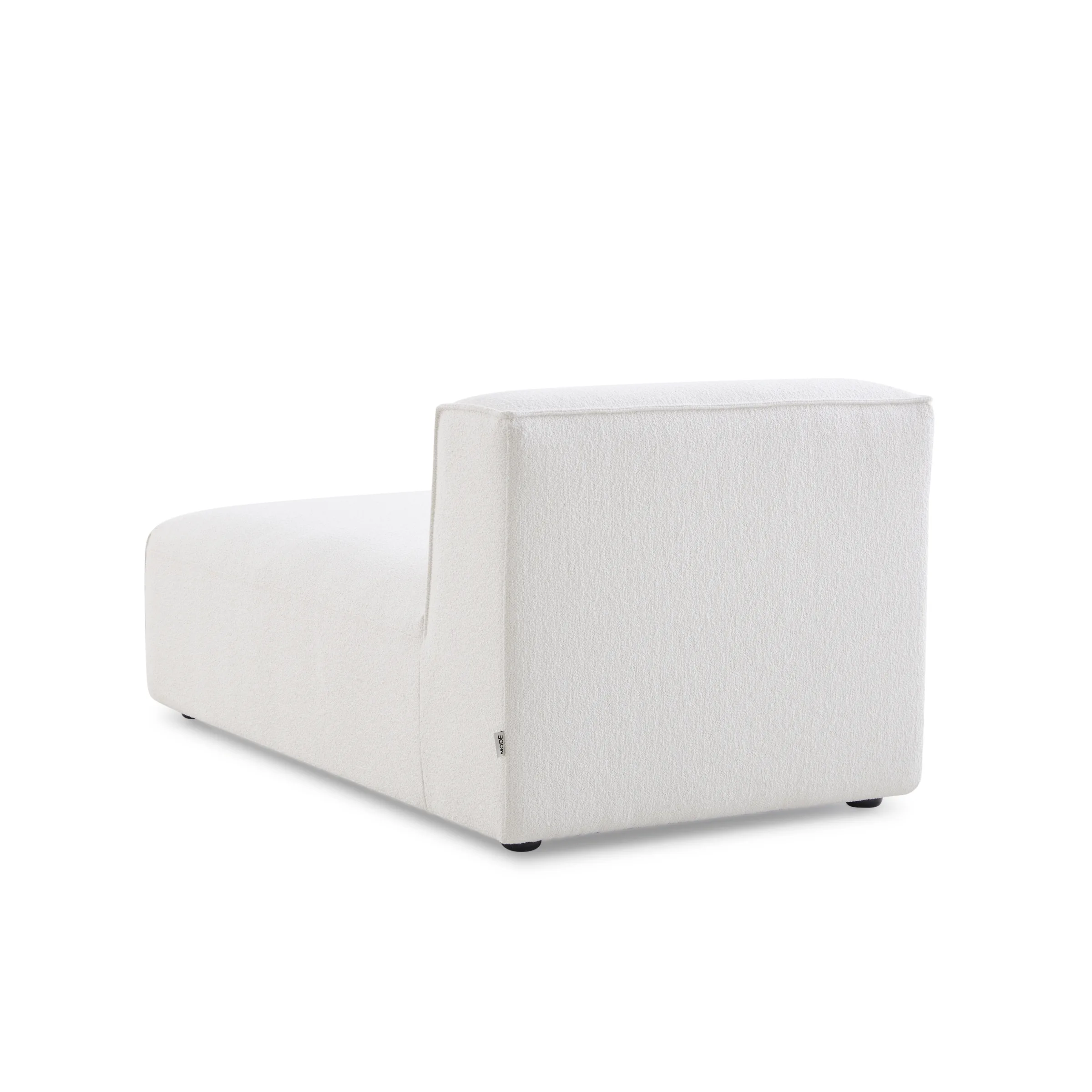 MODE Bravo Chaise Sofa Module, Boucle, Cream White