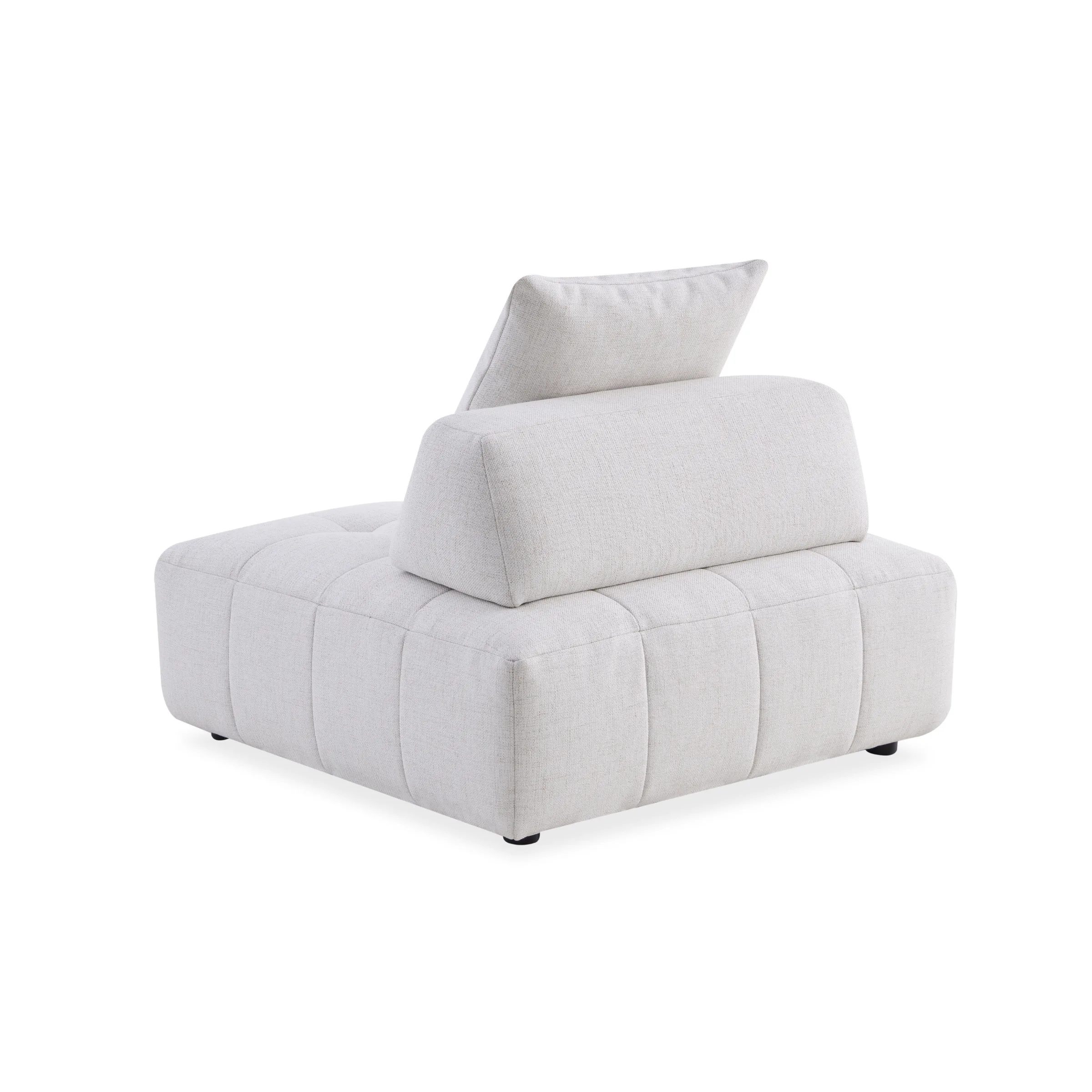 MODE Rubik 1-Seater Lounger Sofa, Oatmeal