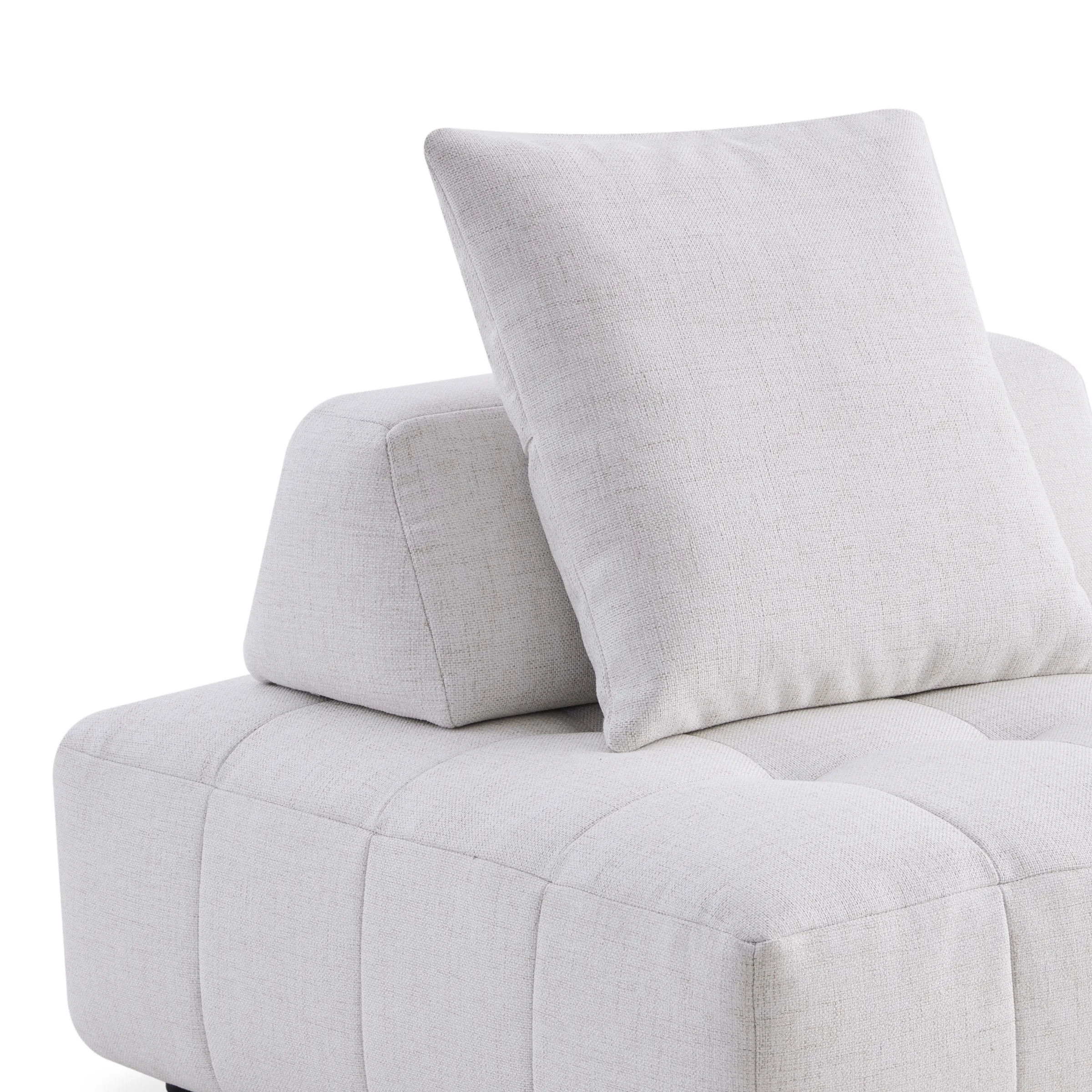 MODE Rubik 1-Seater Lounger Sofa, Oatmeal