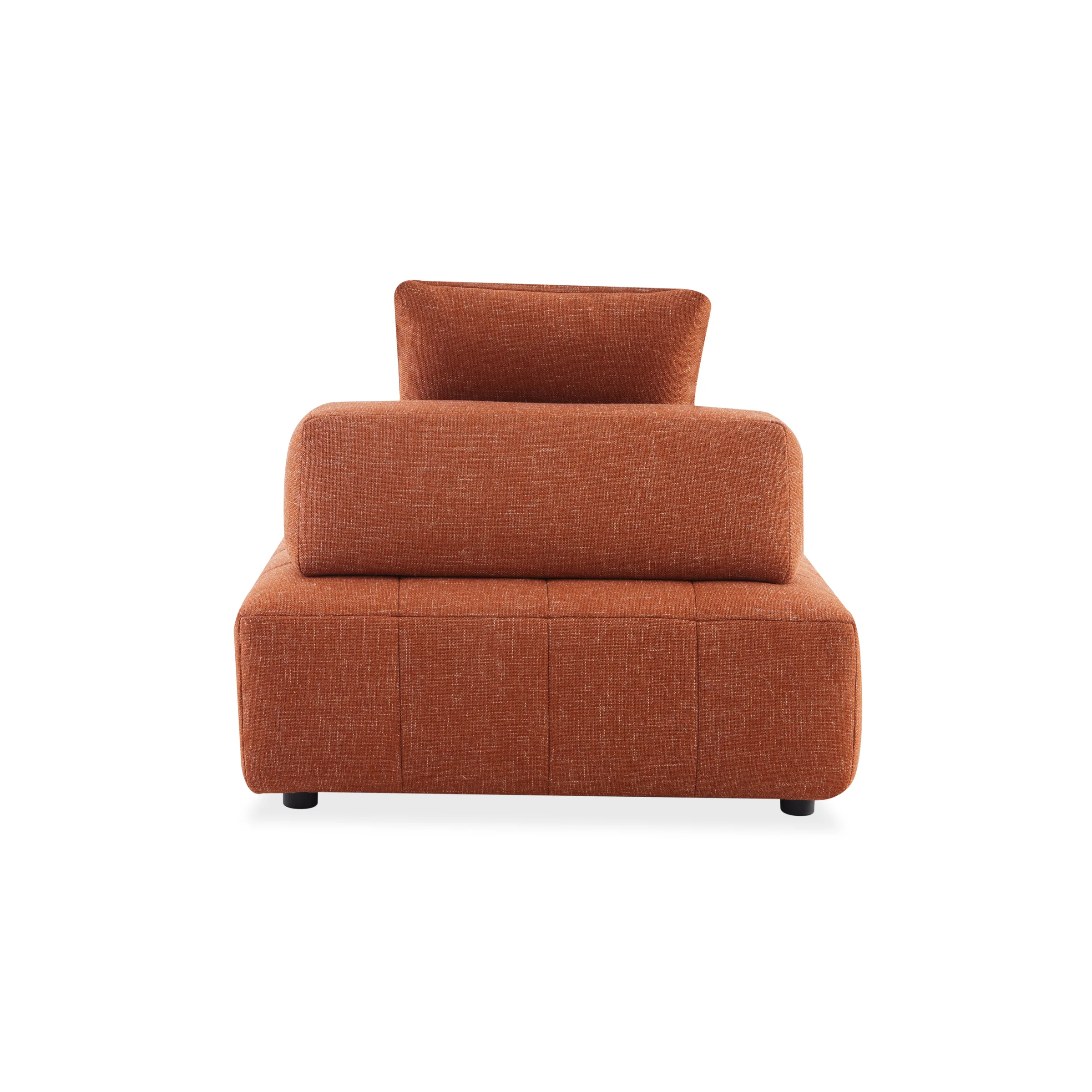 MODE Rubik 1-Seater Lounger Sofa, Burnt Orange