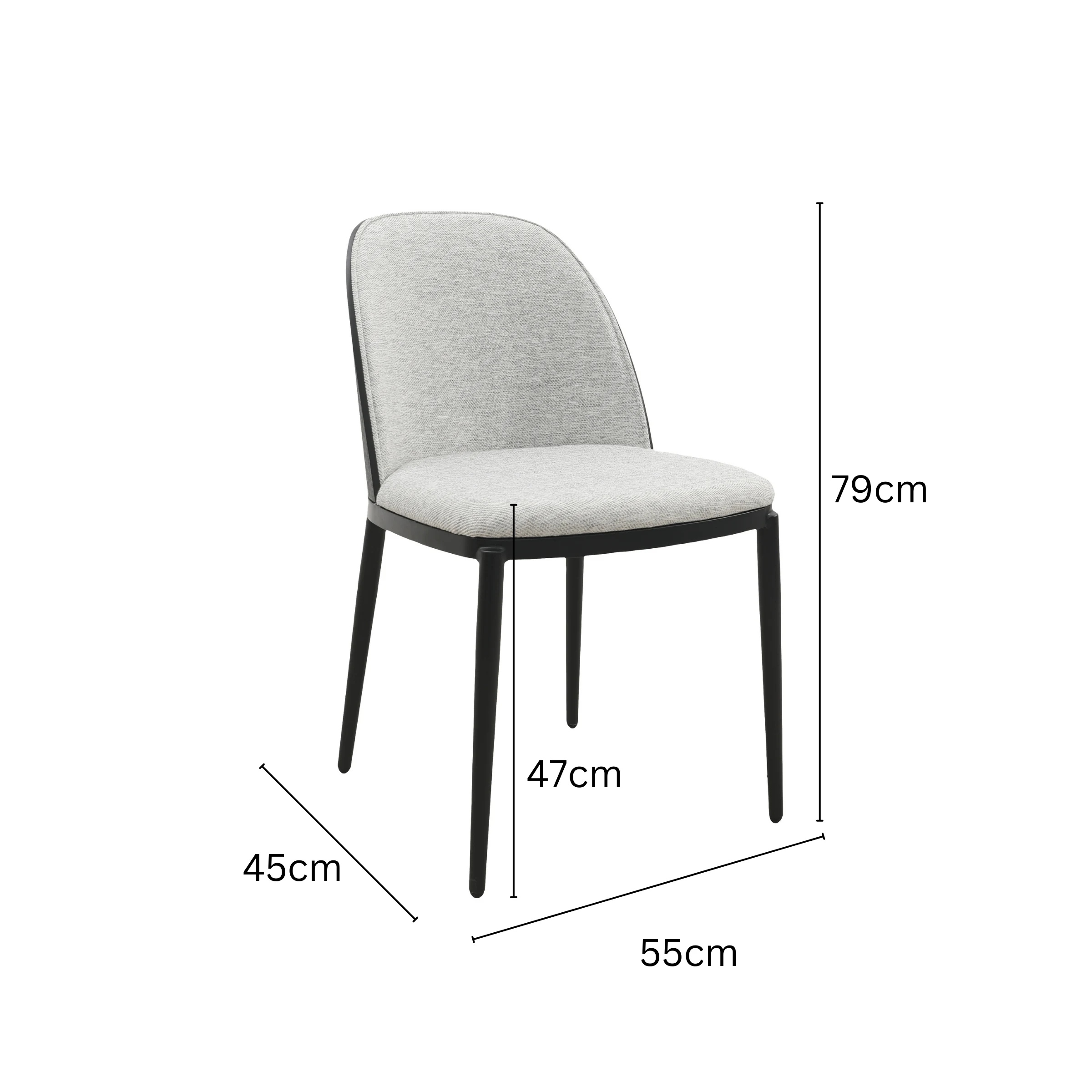 MODE Luvia Dining Chairs, Set of 2