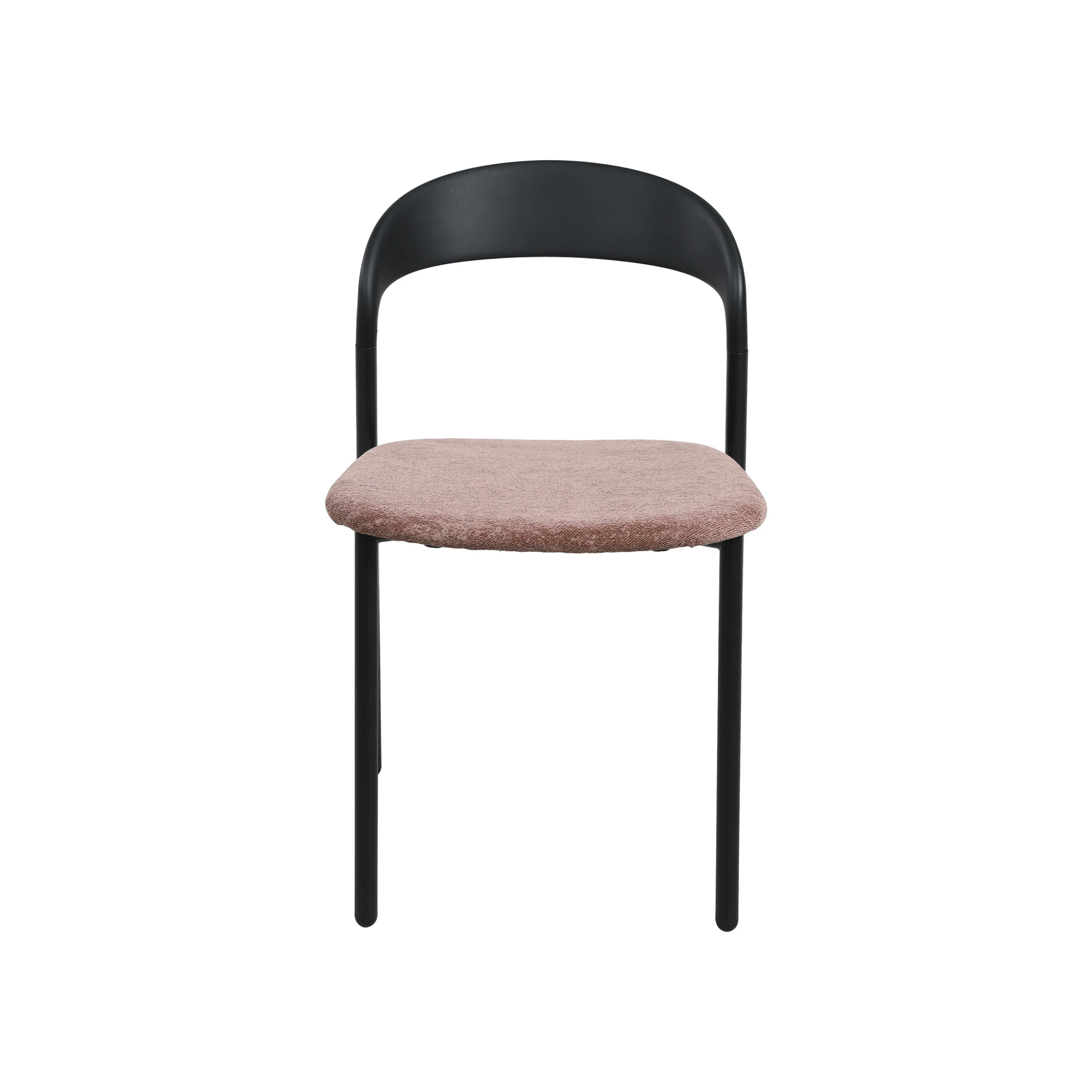 MODE Elara Dining Chairs, Black & Brown, Set of 2
