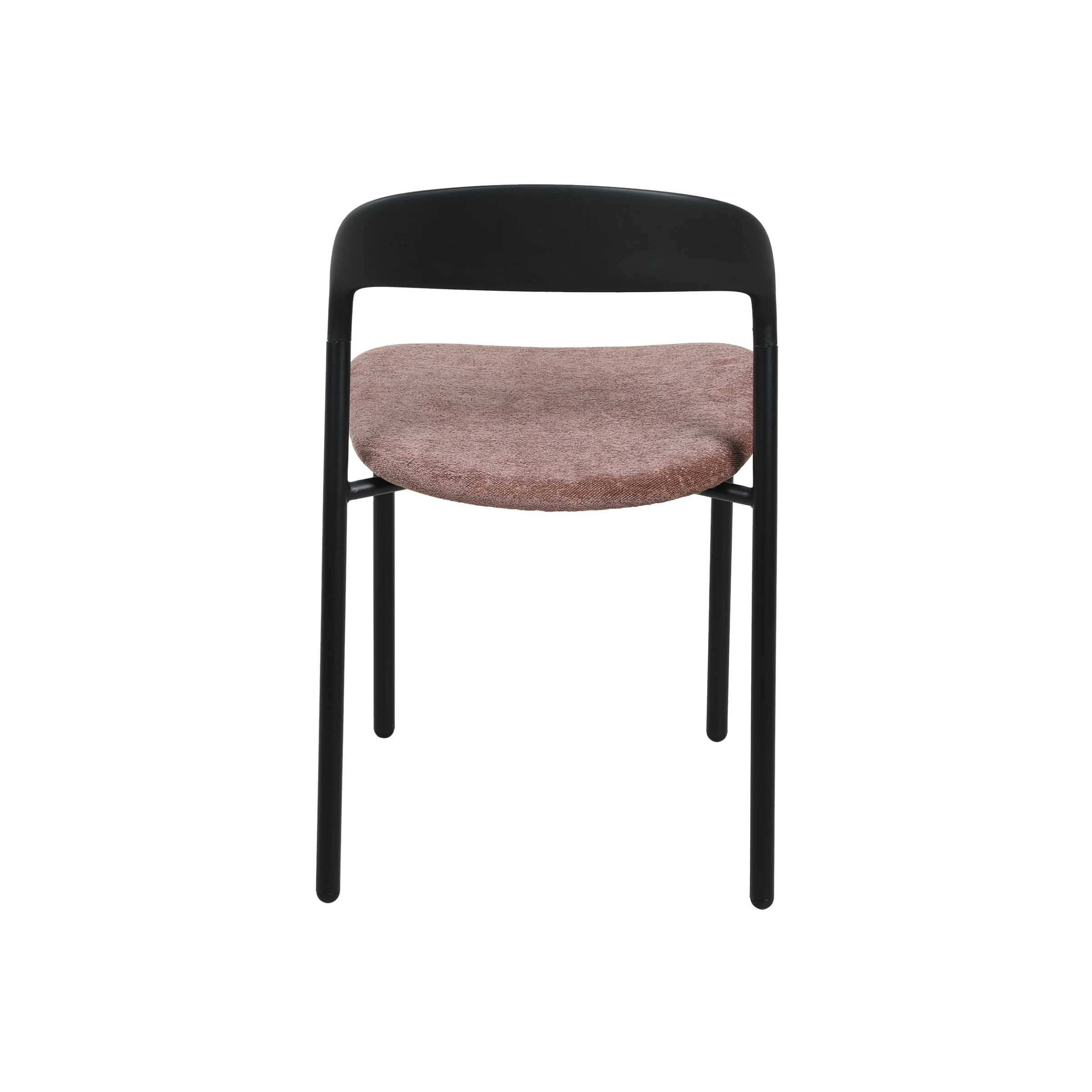 MODE Elara Dining Chairs, Black & Brown, Set of 2
