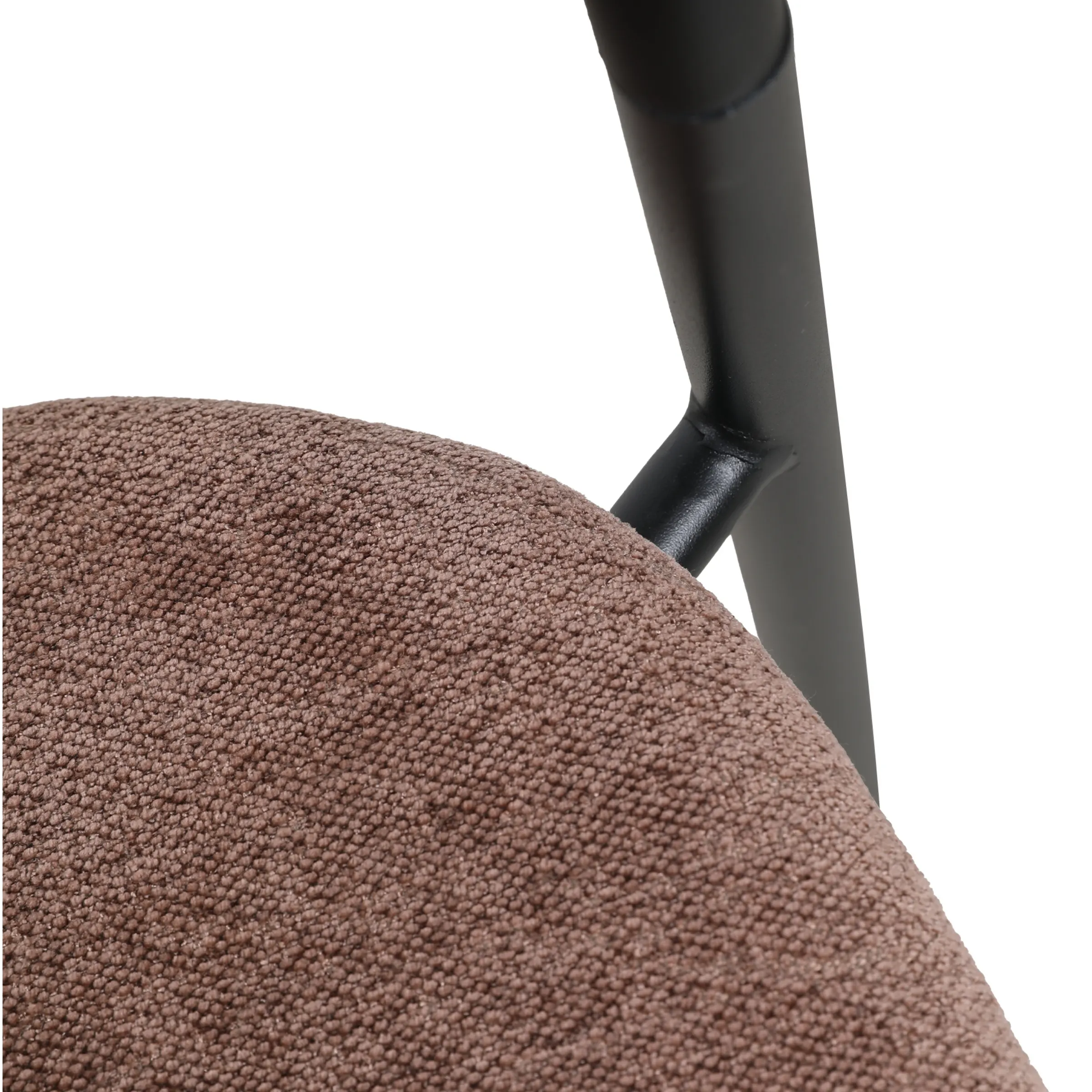 MODE Elara Dining Chairs, Black & Brown, Set of 2