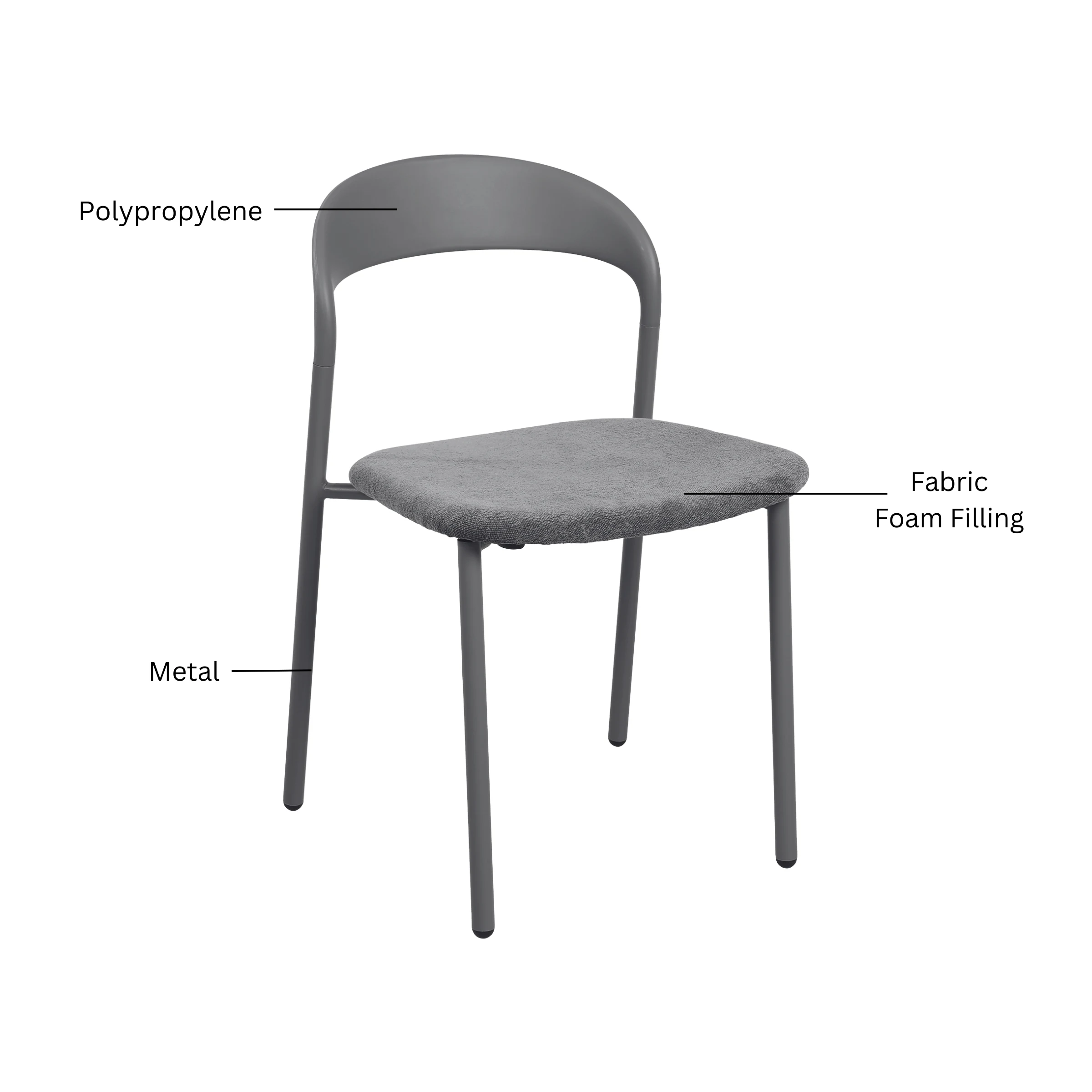 MODE Elara Dining Chairs, Green, Set of 2