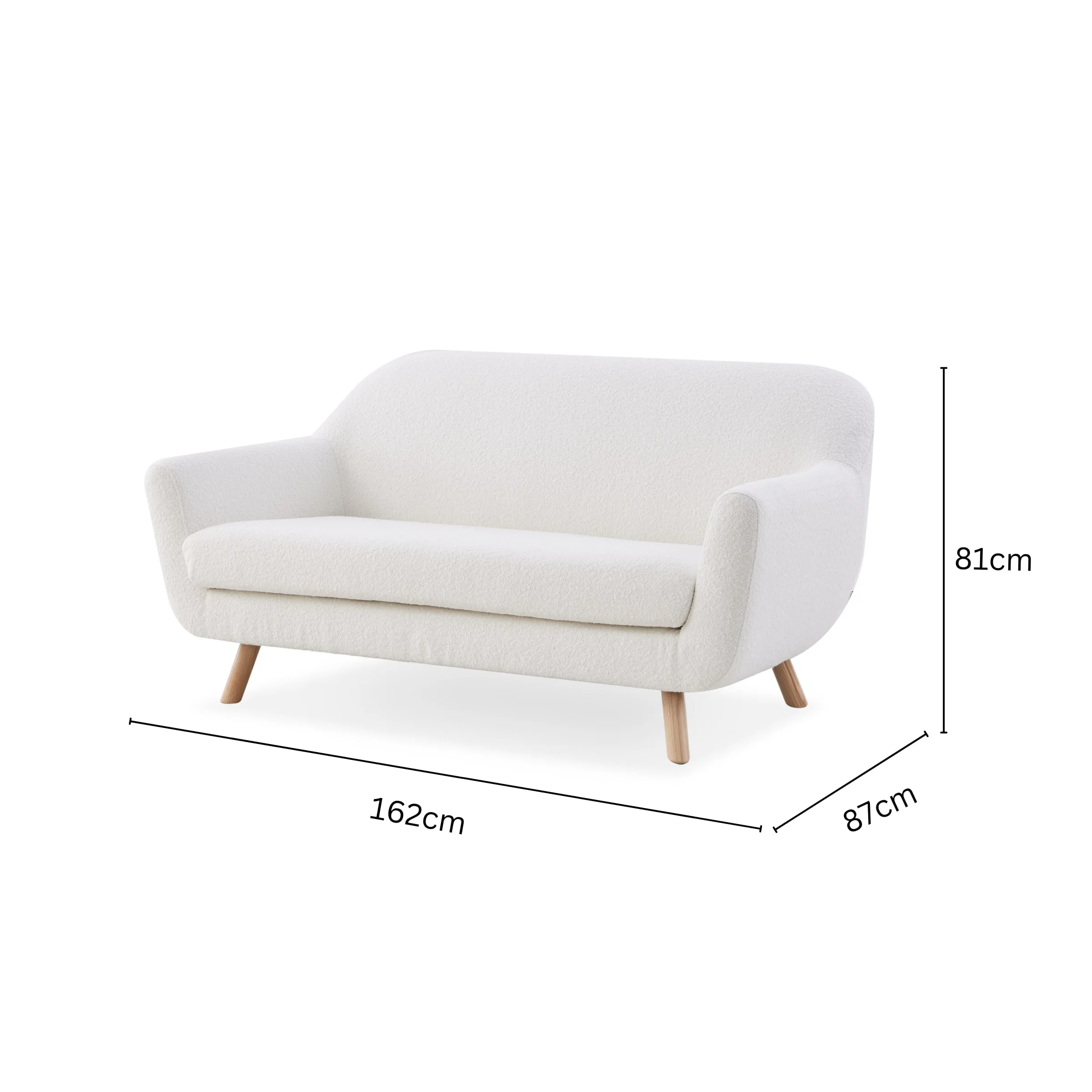 MODE Milo 3PCS Sofa Set, Loveseat + 2 Armchairs