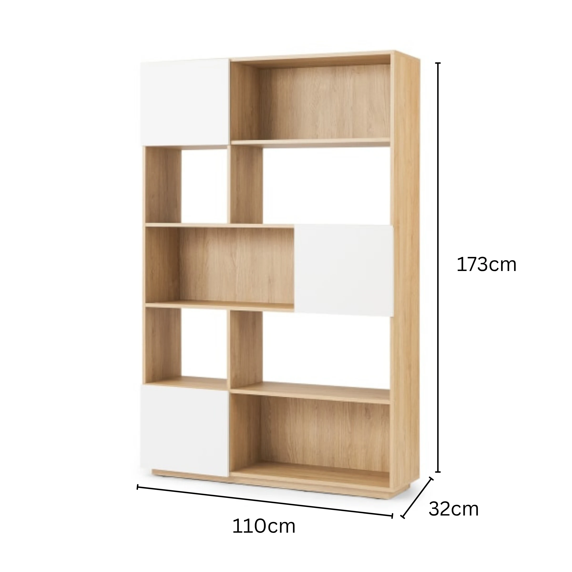 MODE Osten Bookcase, Large, 110x32x173cm