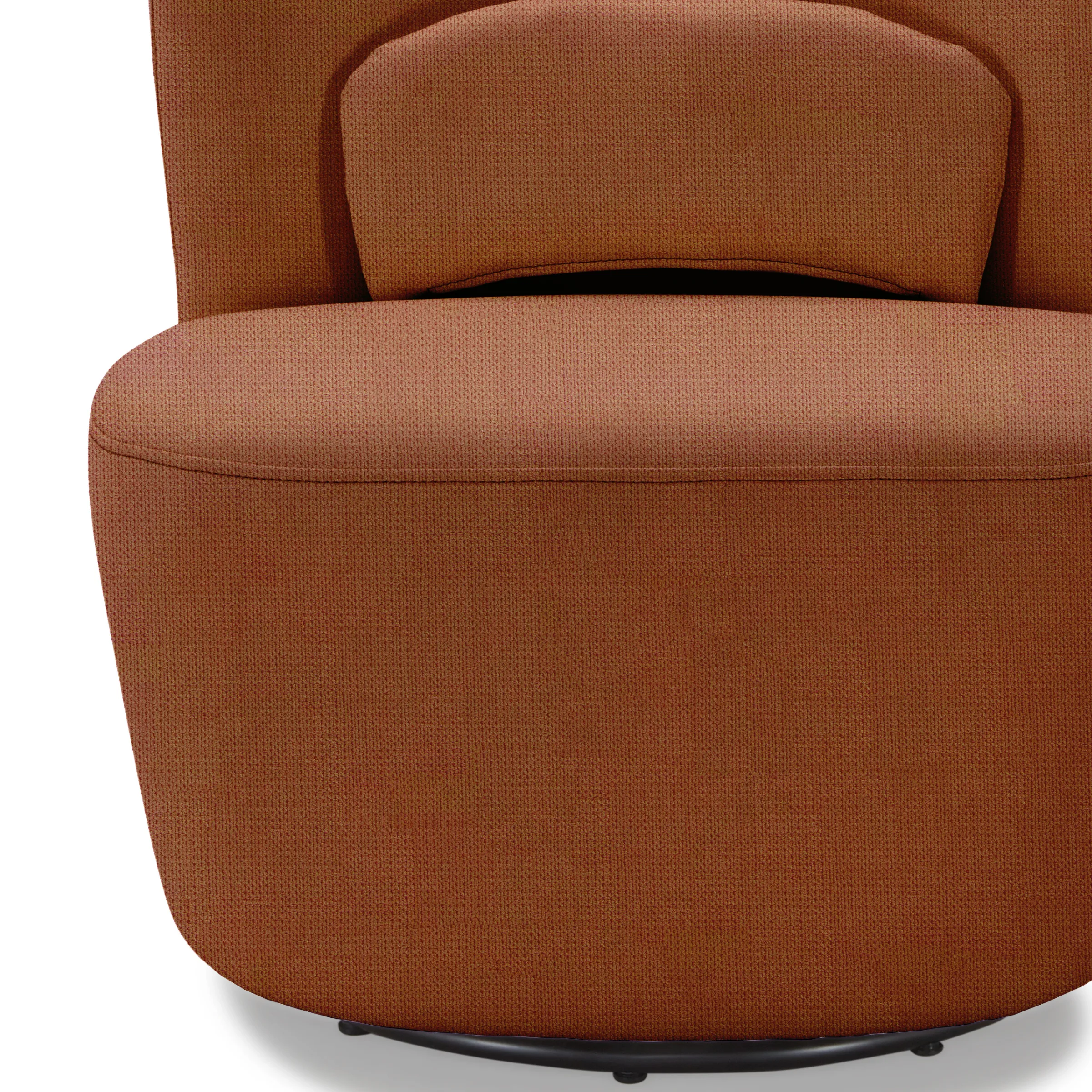 MODE Domi Swivel Chair, Burnt Orange