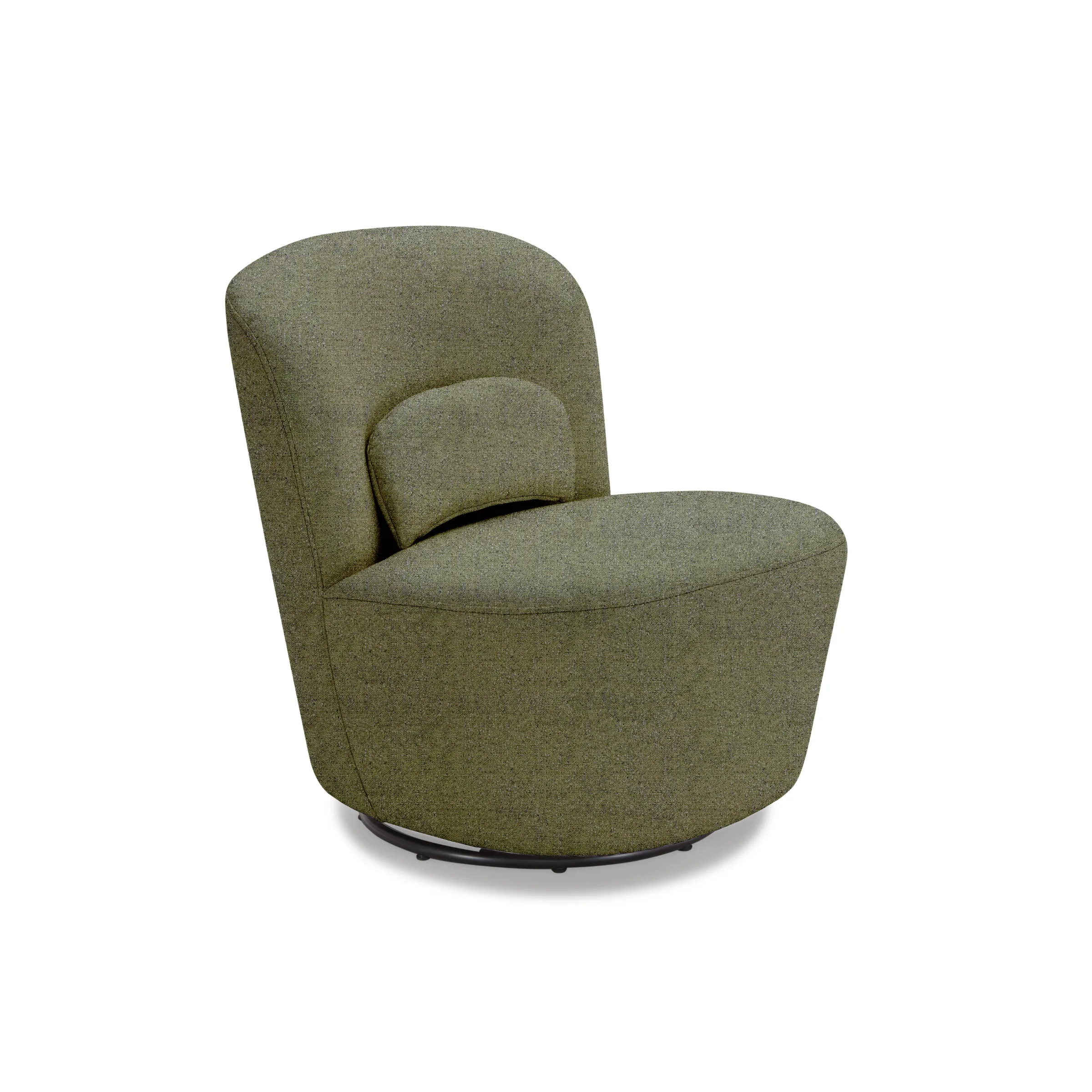 MODE Domi Swivel Chair, Olive Green
