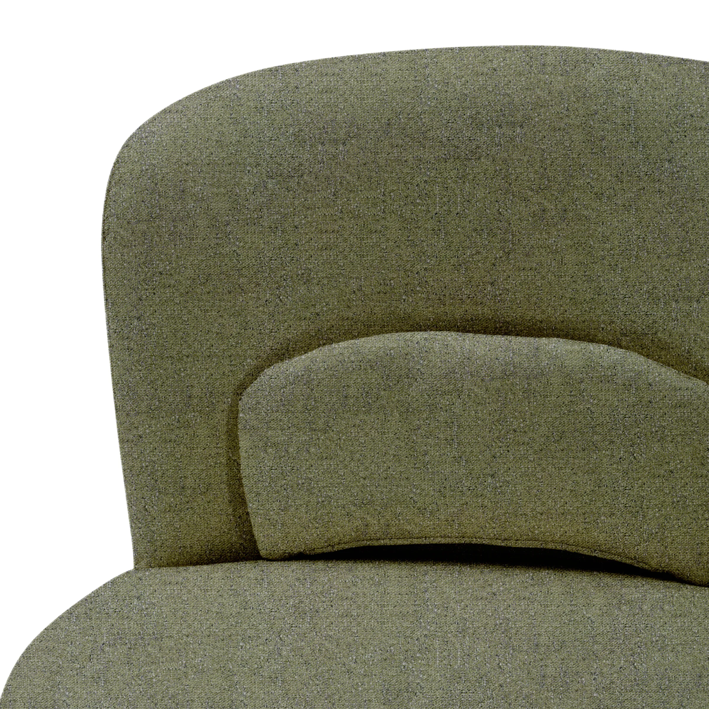 MODE Domi Swivel Chair, Olive Green