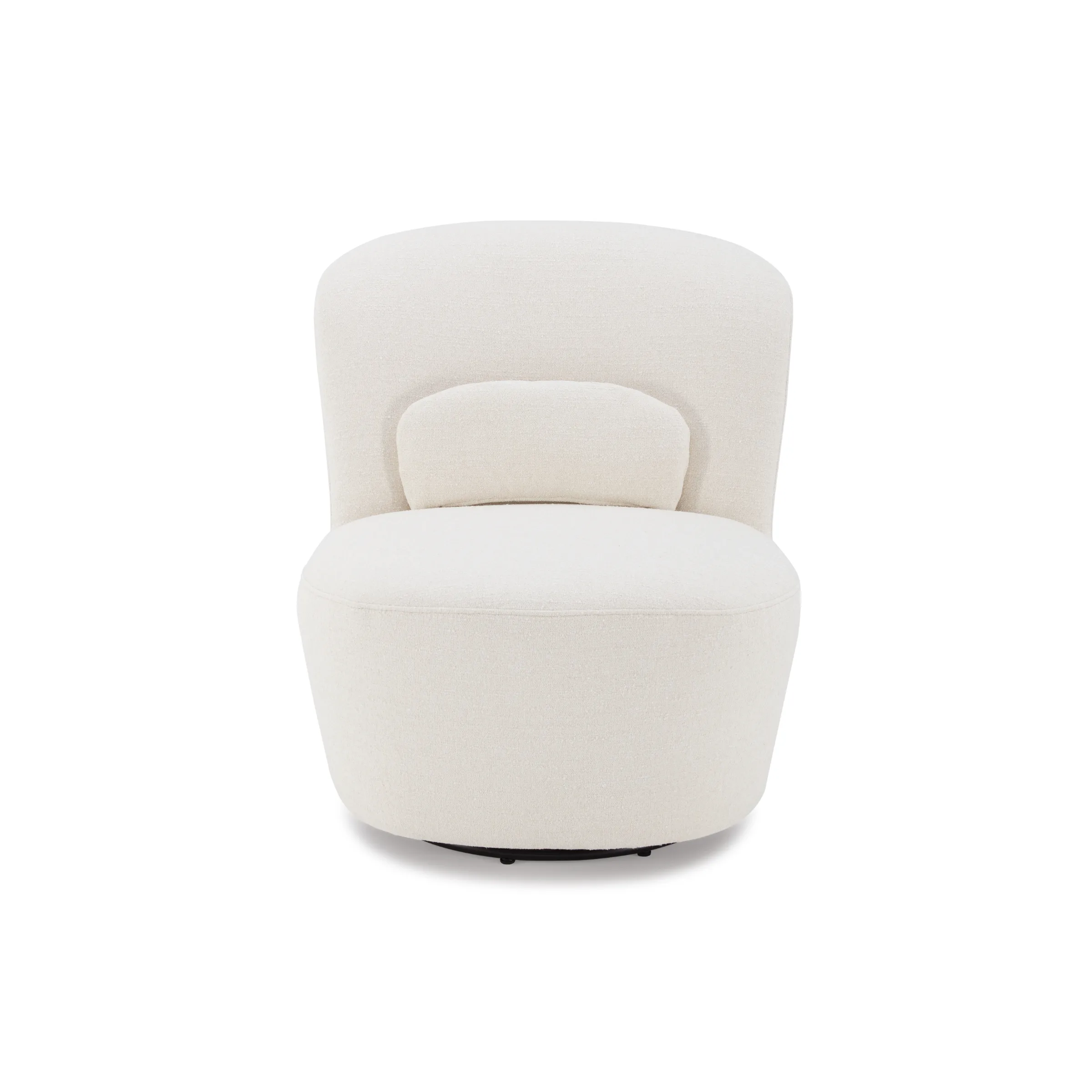 MODE Domi Swivel Chair, Pearly White