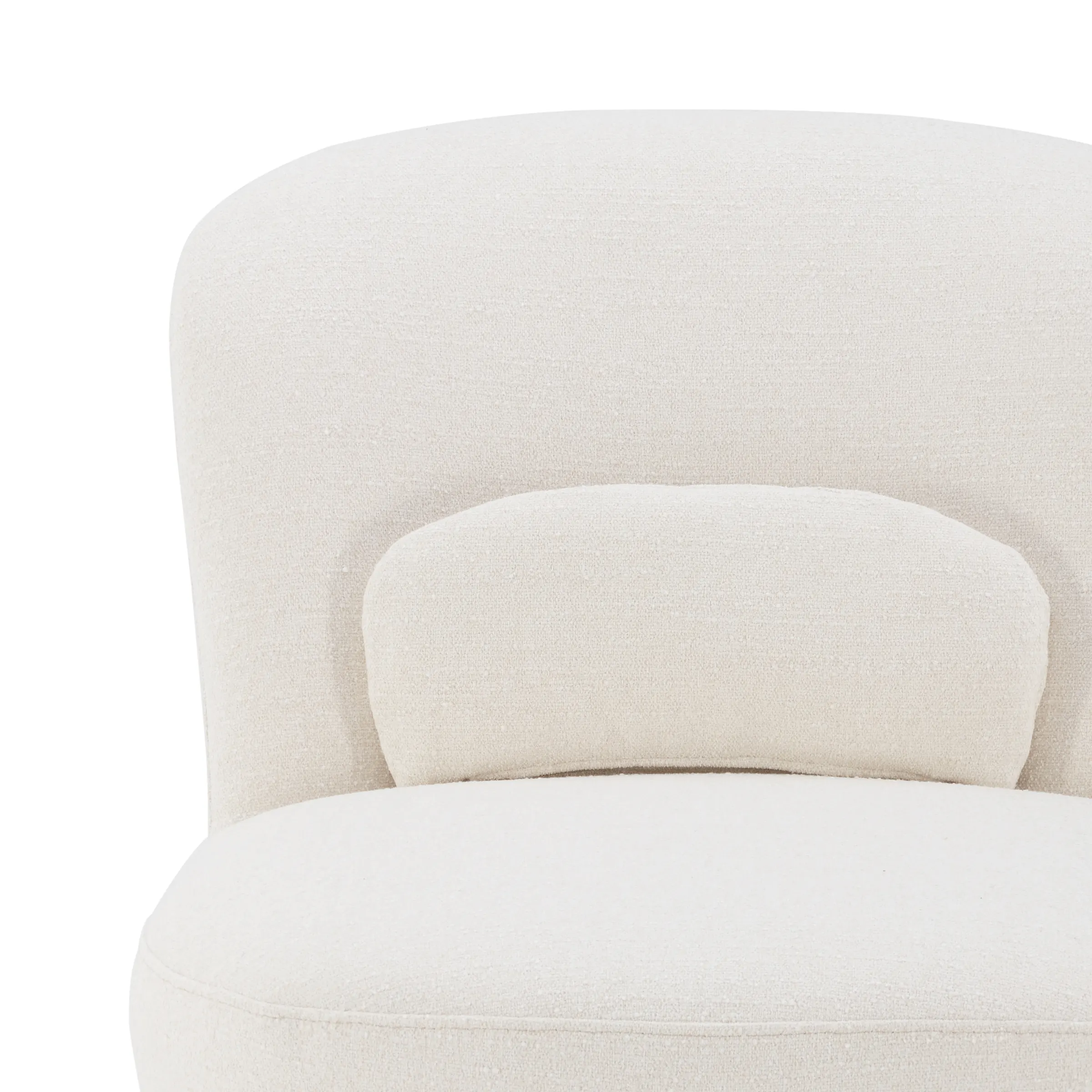 MODE Domi Swivel Chair, Pearly White