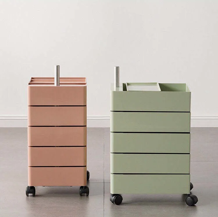 MODE Rosa Rotatable Trolley Cart, Pink