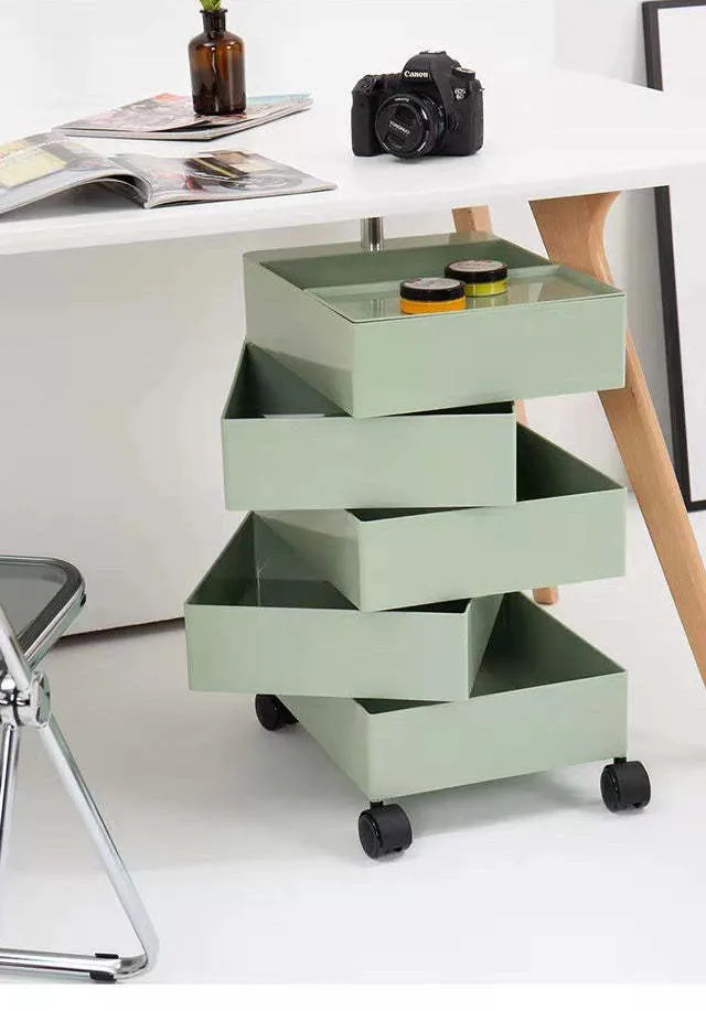 MODE Rosa Rotatable Trolley Cart, Green