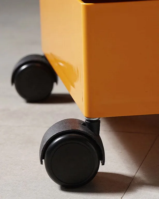 MODE Rosa Rotatable Trolley Cart, Yellow