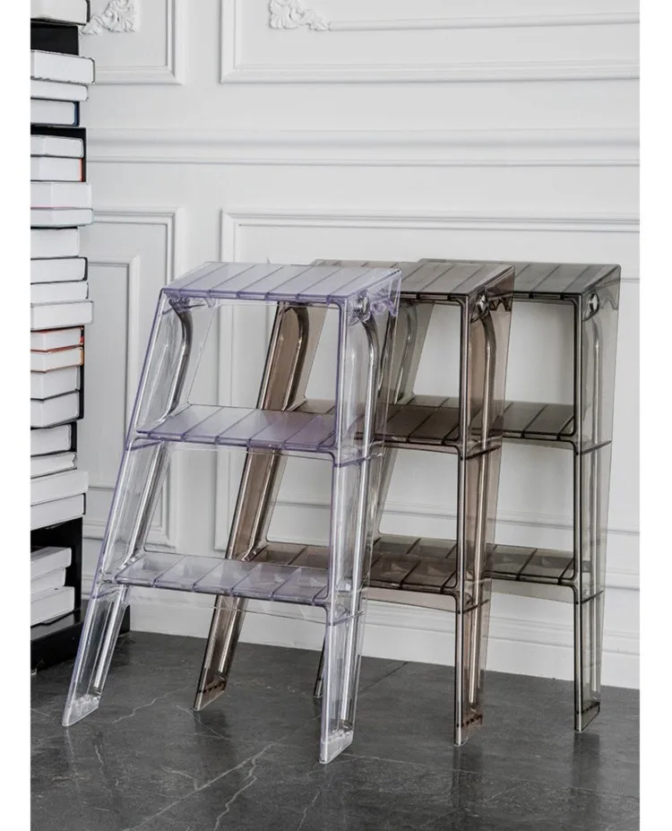 Alberto Meda Fording Side Table Replica, Transparent
