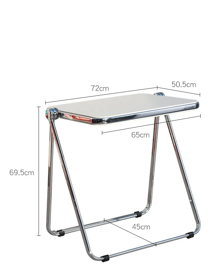 MODE Larkin Minimalist Folding Desk, White