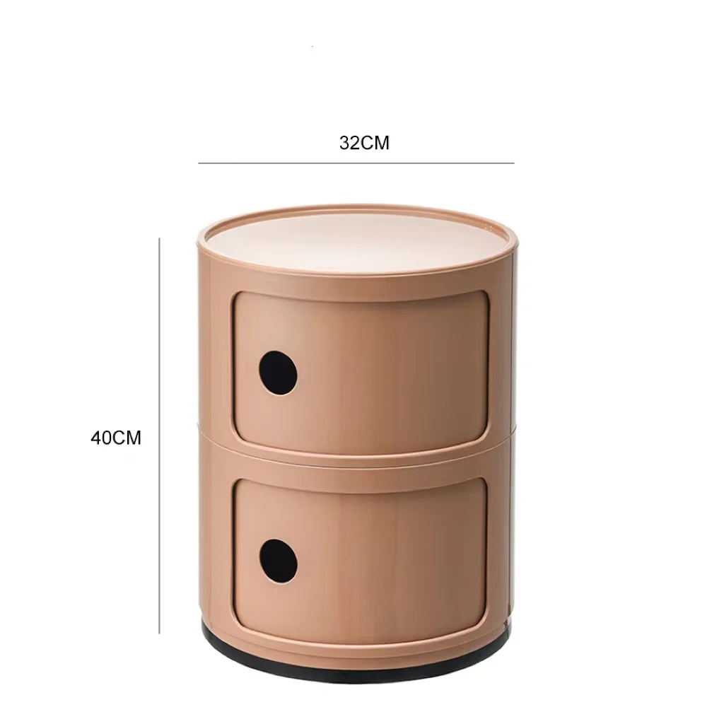 Anna Ferrieri Componibili 2 Tier Storage Unit Replica, 32x40CM, Pink