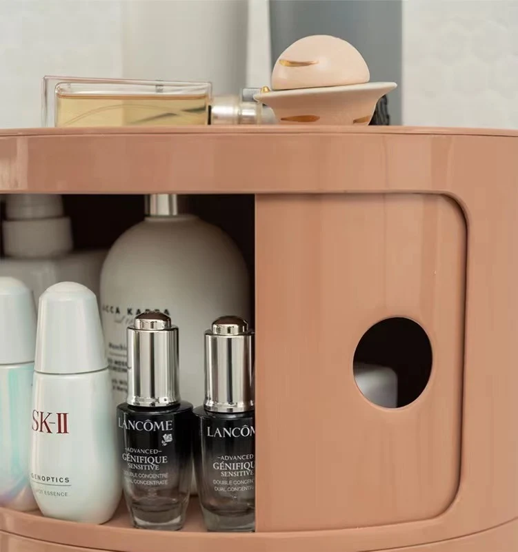 Anna Ferrieri Componibili 3 Tier Storage Unit Replica, 32x58CM, Pink