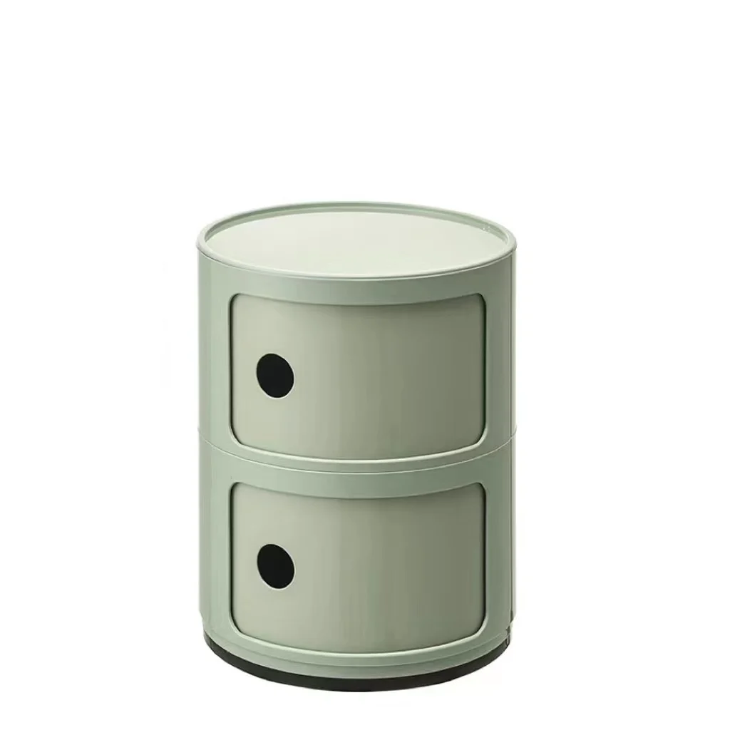 Anna Ferrieri Componibili 2 Tier Storage Unit Replica, 32x40CM, Matcha Green