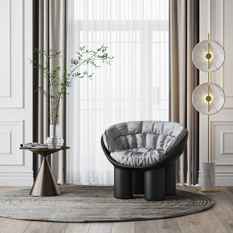 Faye Toogood Roly Poly Chair Replica, Black