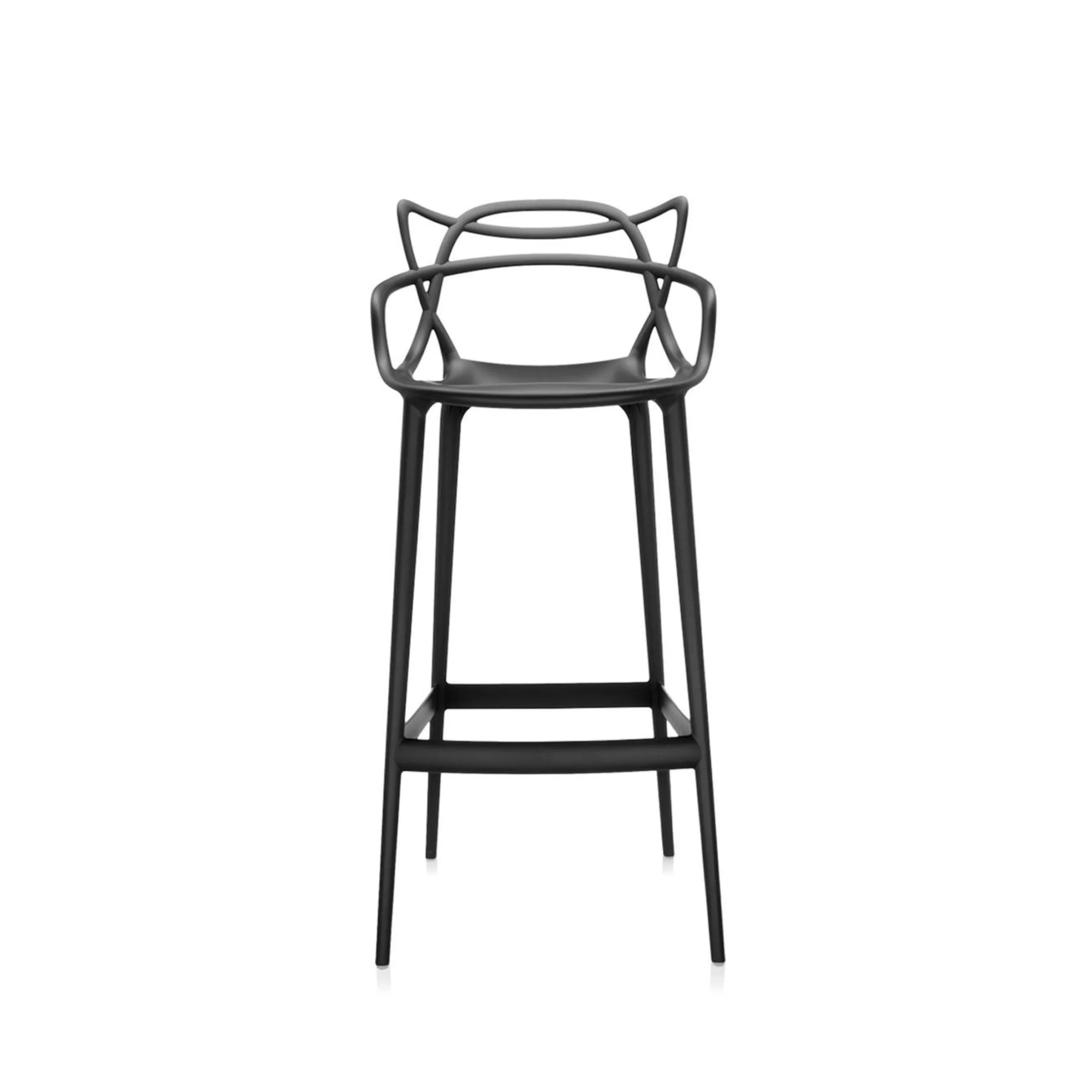 Velo Stackable Stool Replica, Black