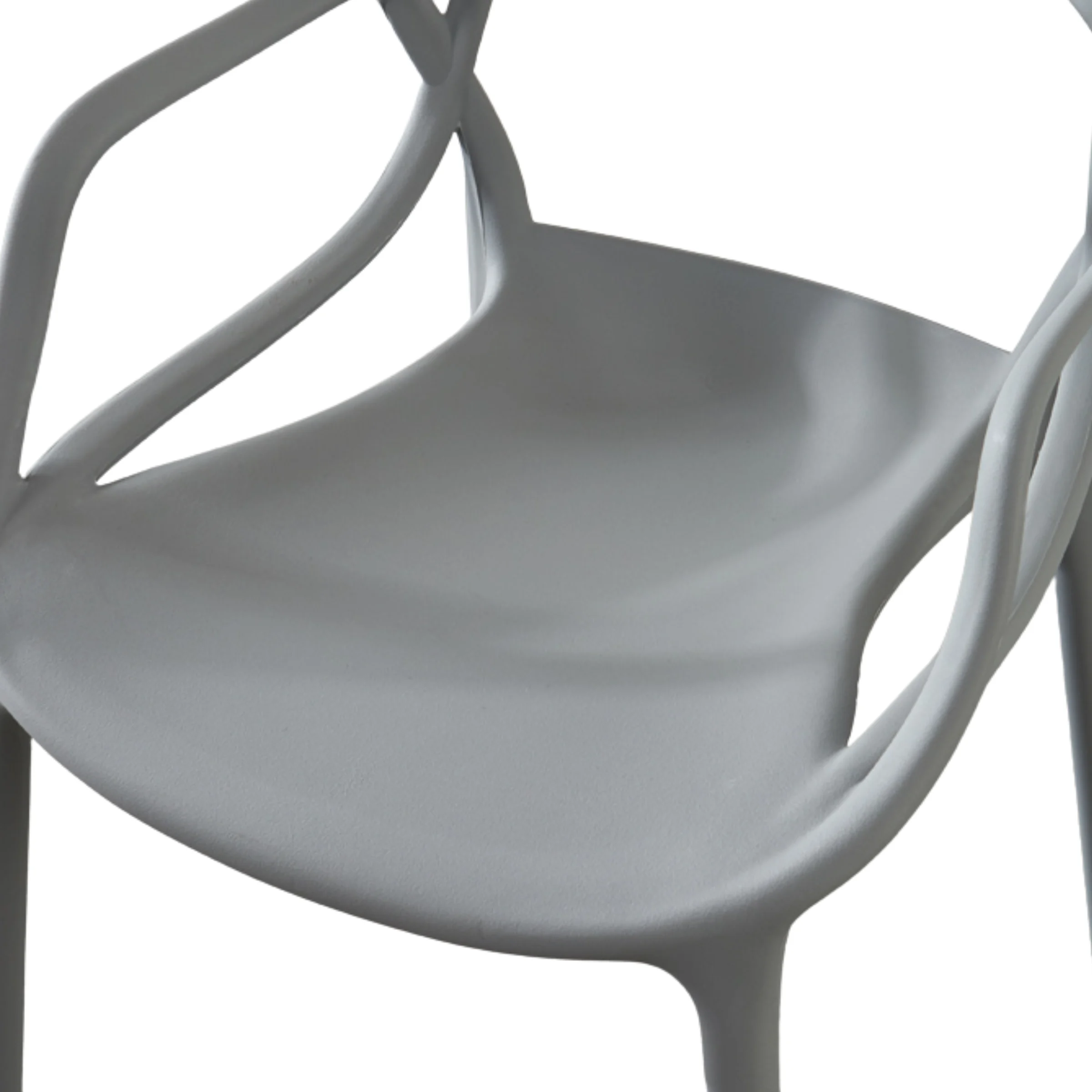 Velo Stackable Dining Chair Replica, Set of 2