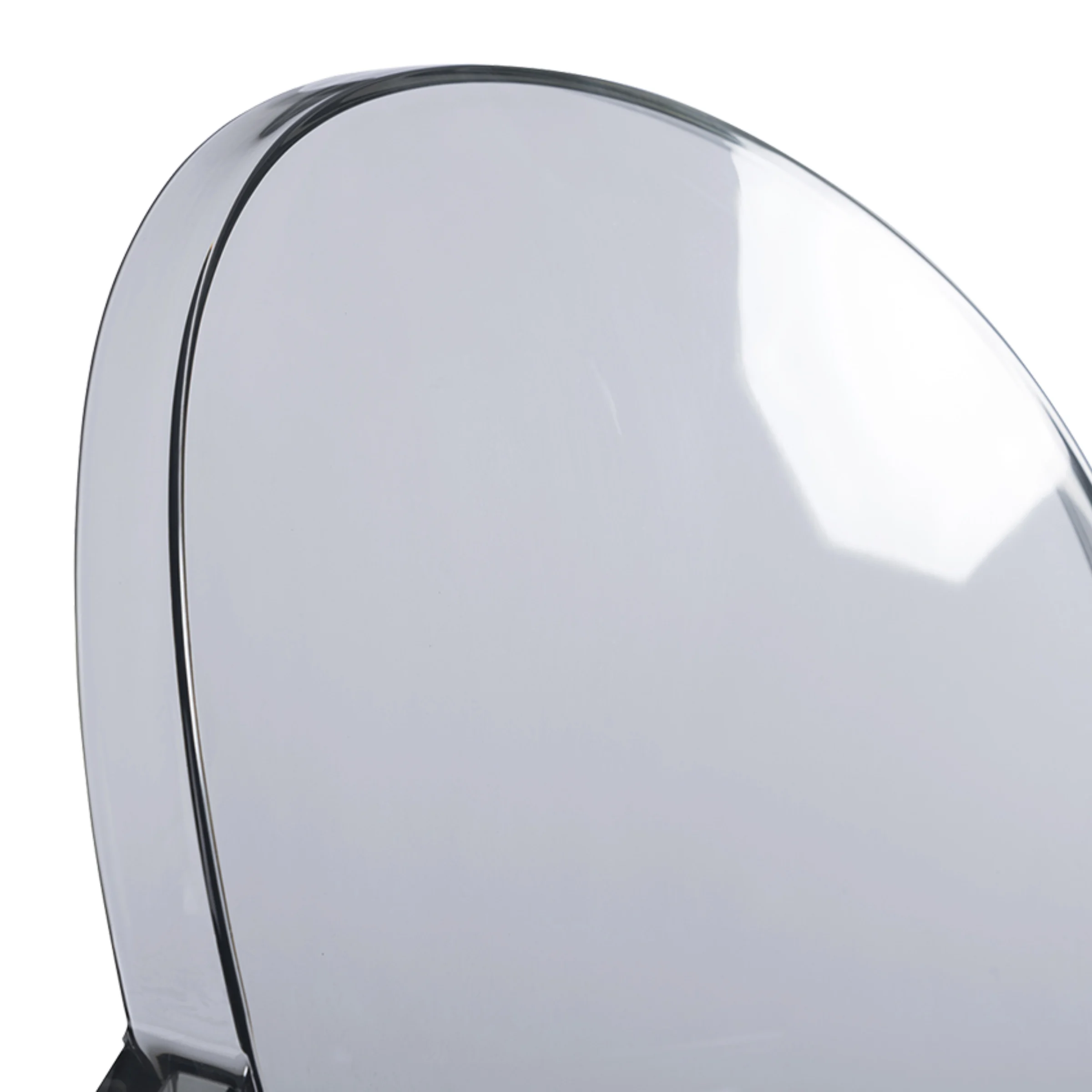 Philippe Starck Louis Ghost Chair with Arms Replica, Smoky Black