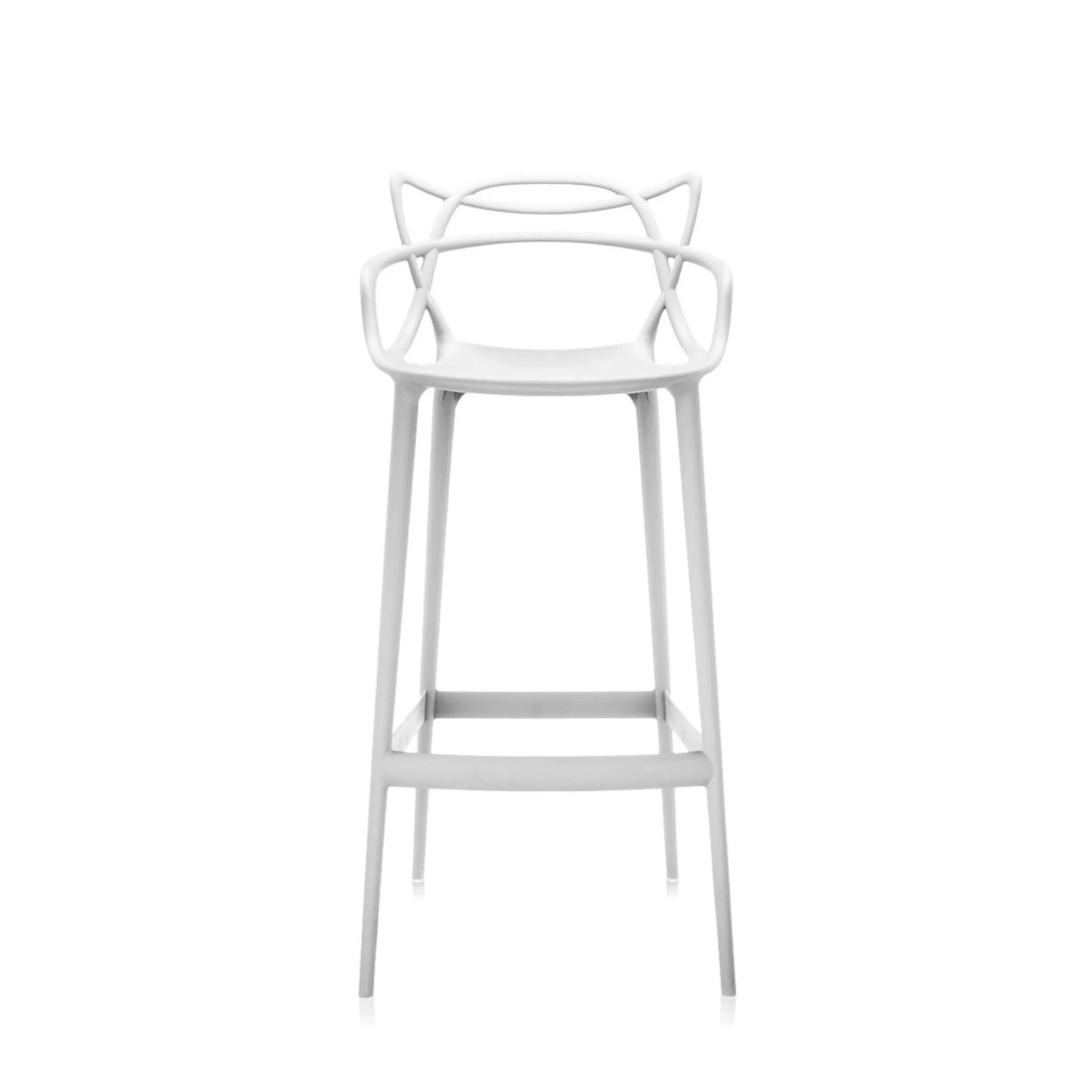 Velo Stackable Stool Replica, White