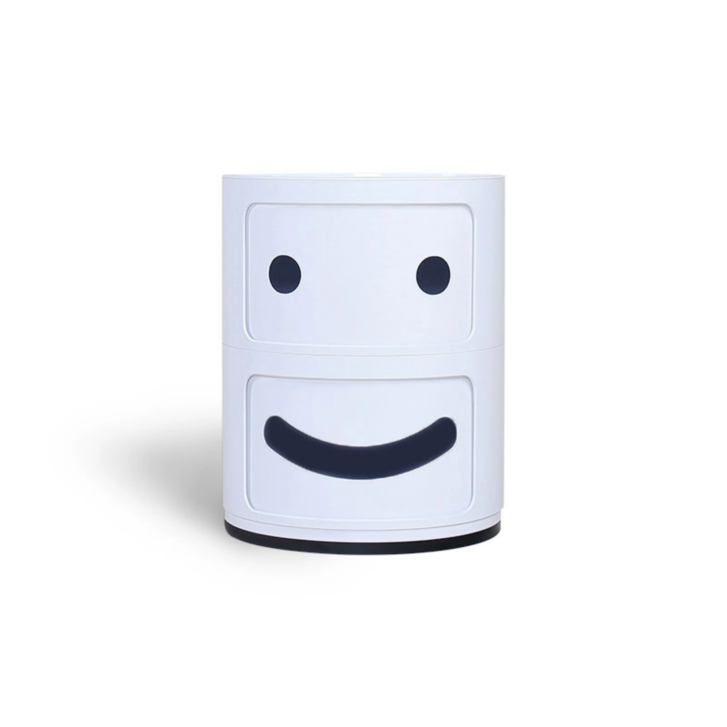 Fabio Novembre Componibili 2 Tier Smile Storage Unit Replica, White