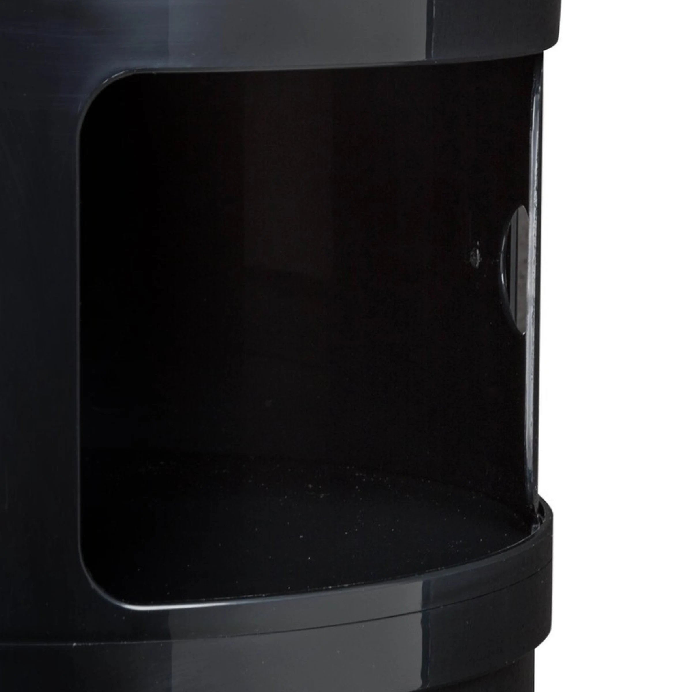 Anna Ferrieri Componibili 3 Tier Storage Unit Replica, Black