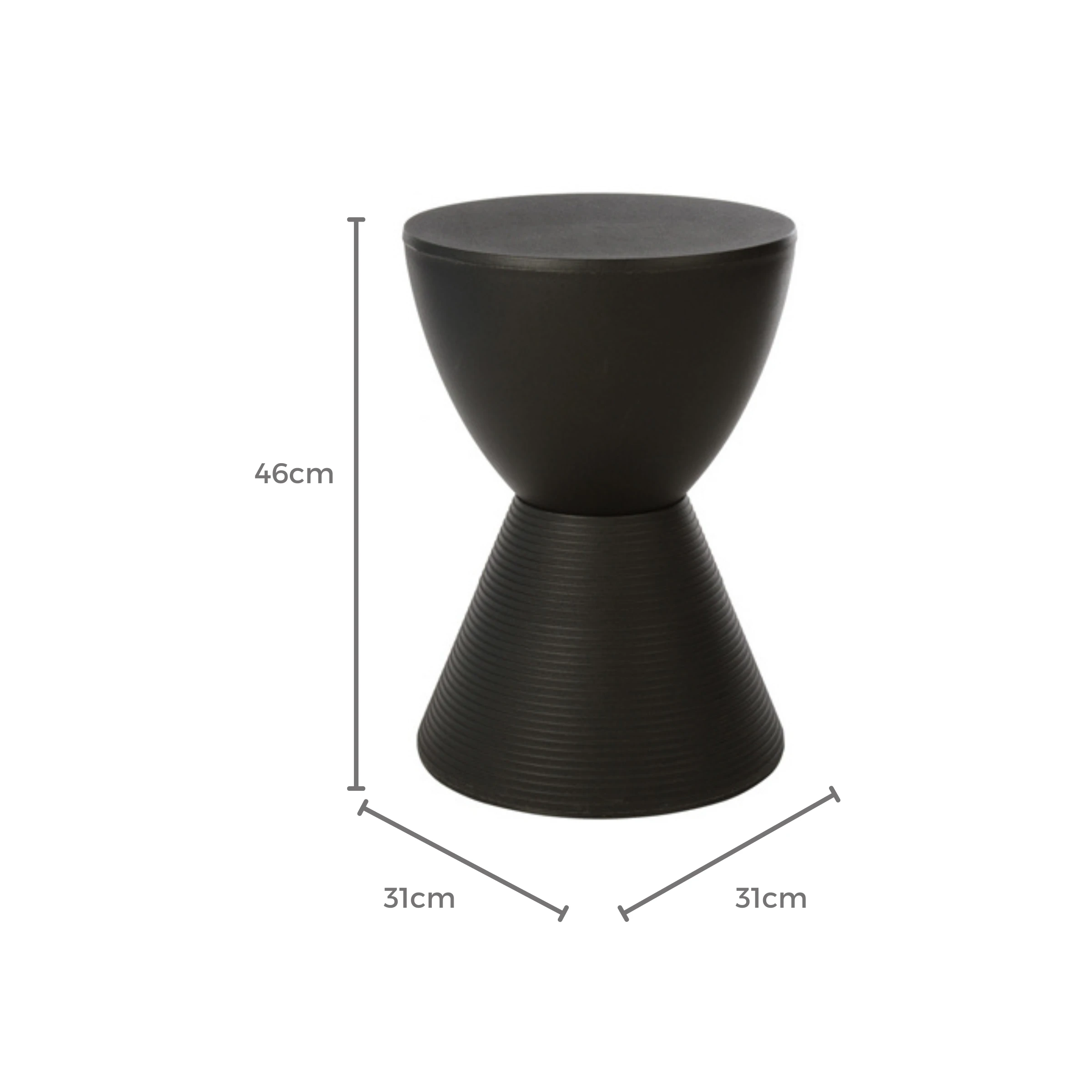 Philippe Starck Prince Stool Replica, Black