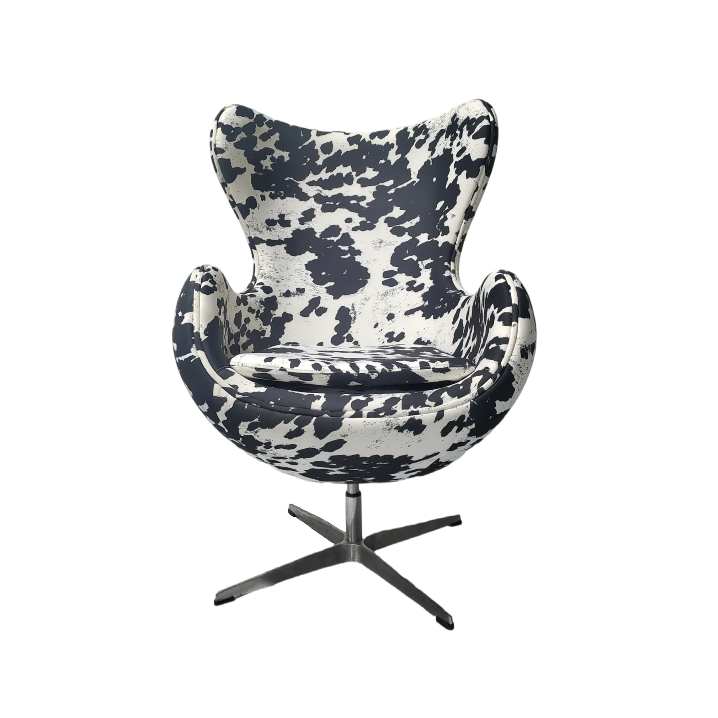 Arne Jacobsen Egg Cowhide Chair Replica