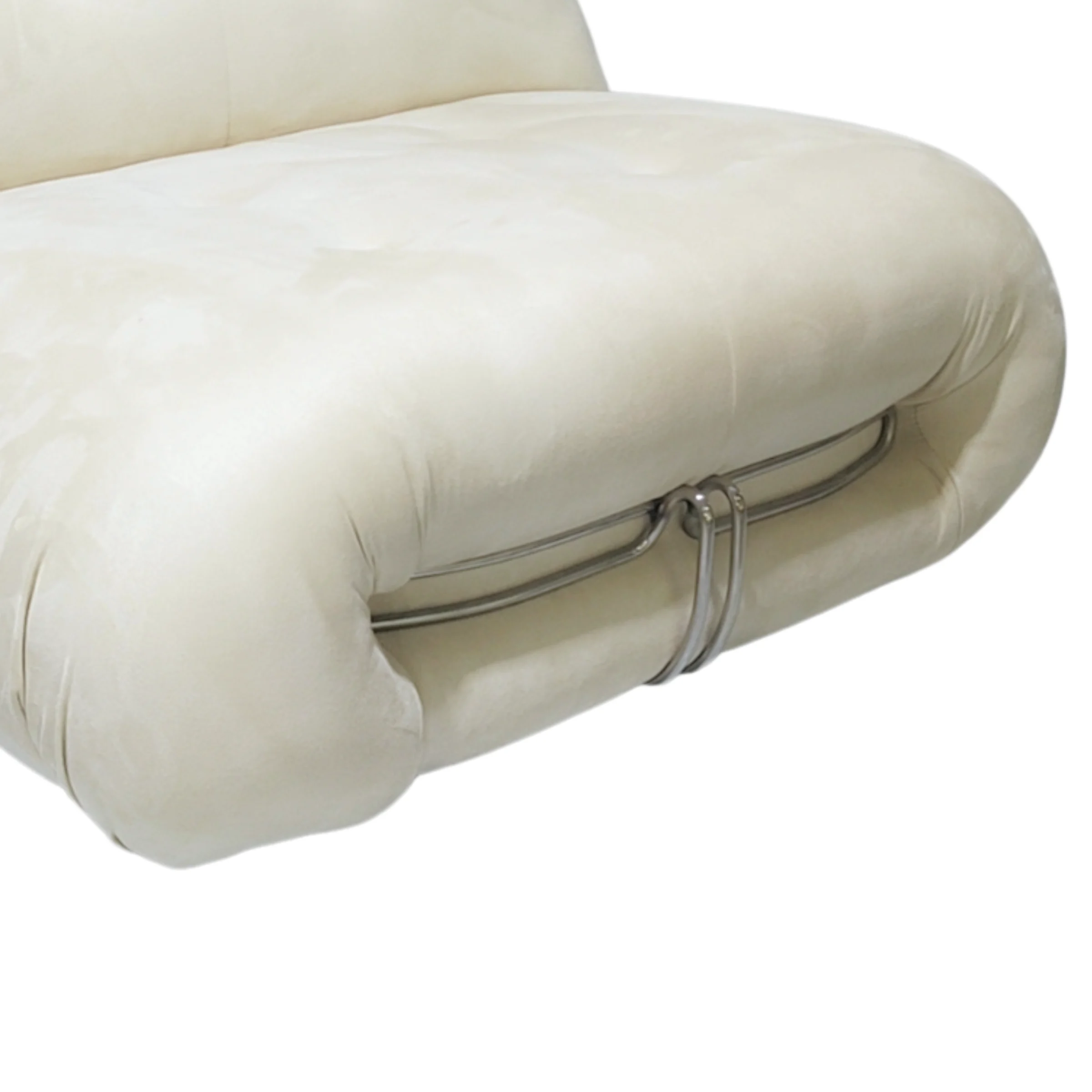 Replica Soriana Lounge Chair, 1-Seater, White