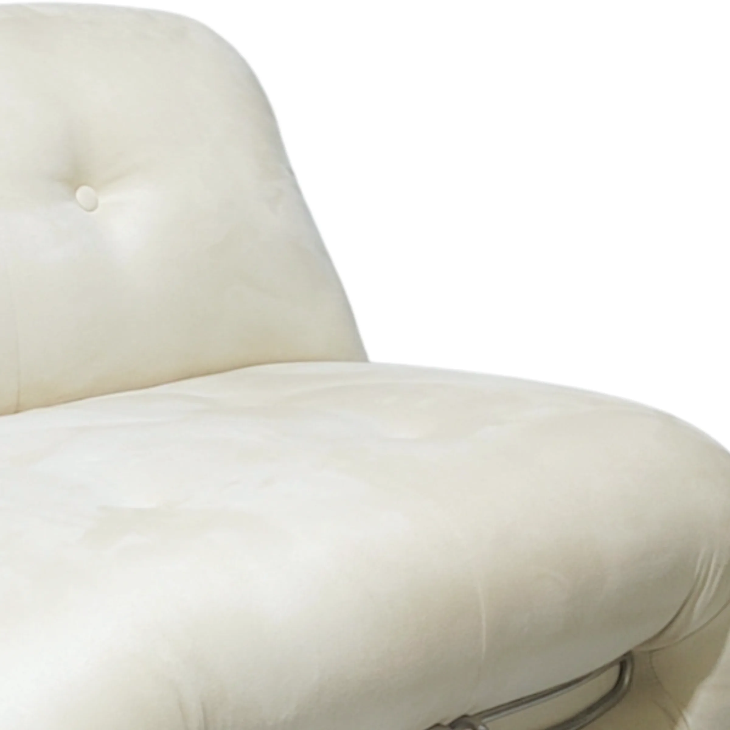 Tobia Scarpa Soriana Lounge Chair Replica, 1-Seater, White