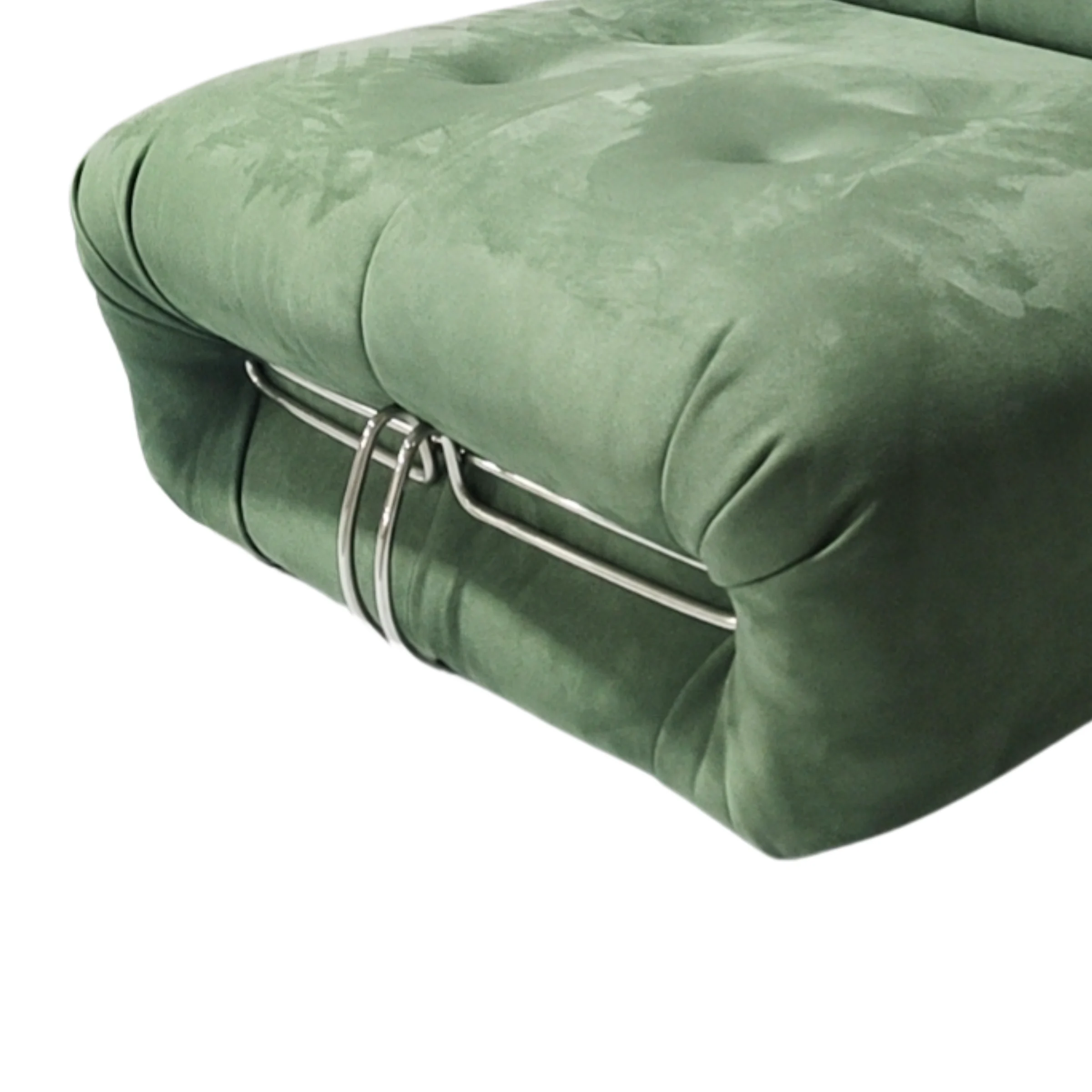 Tobia Scarpa Soriana Lounge Chair Replica, 1-Seater, Green