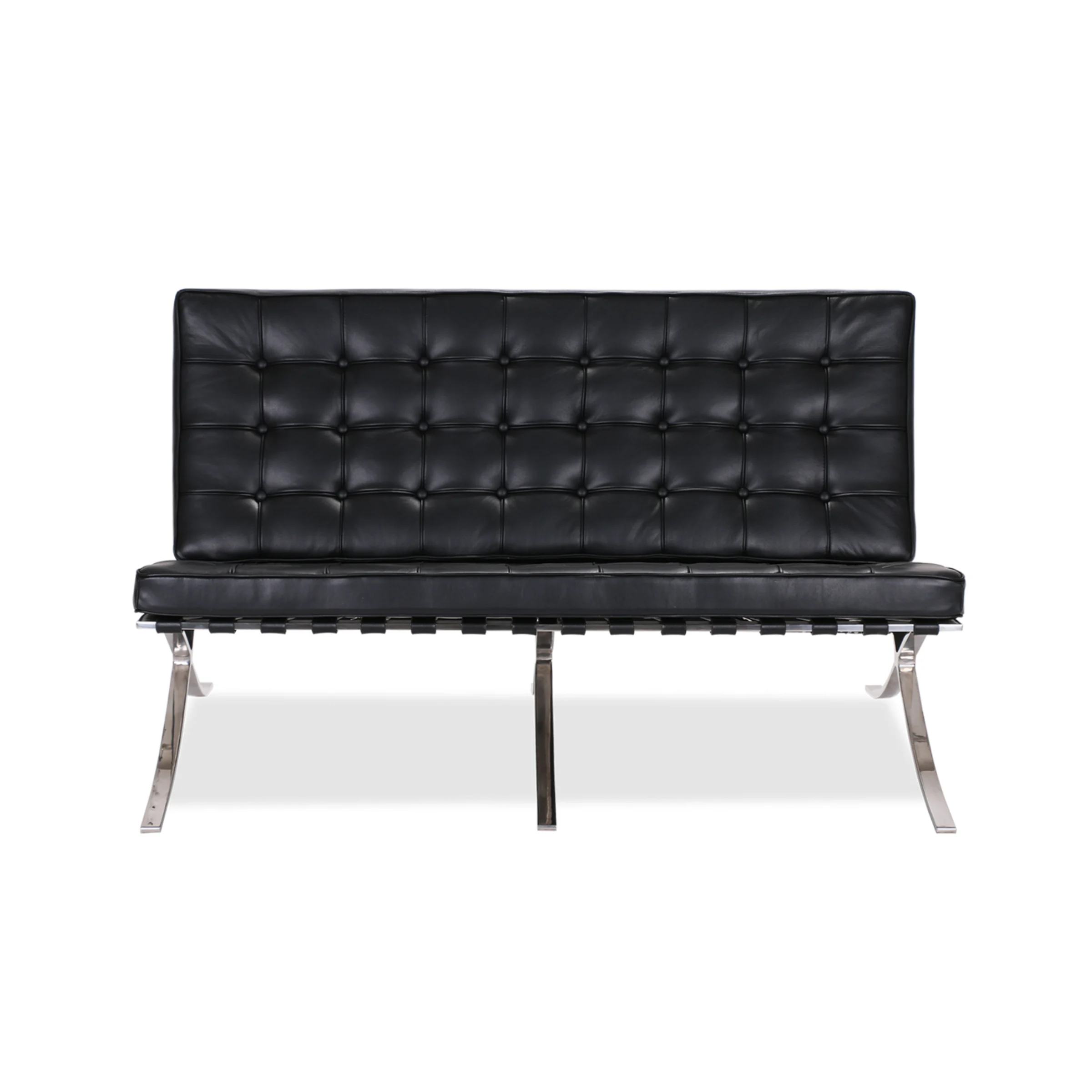 Mies Van Der Rohe Barcelona Chair Replica, 2-Seater