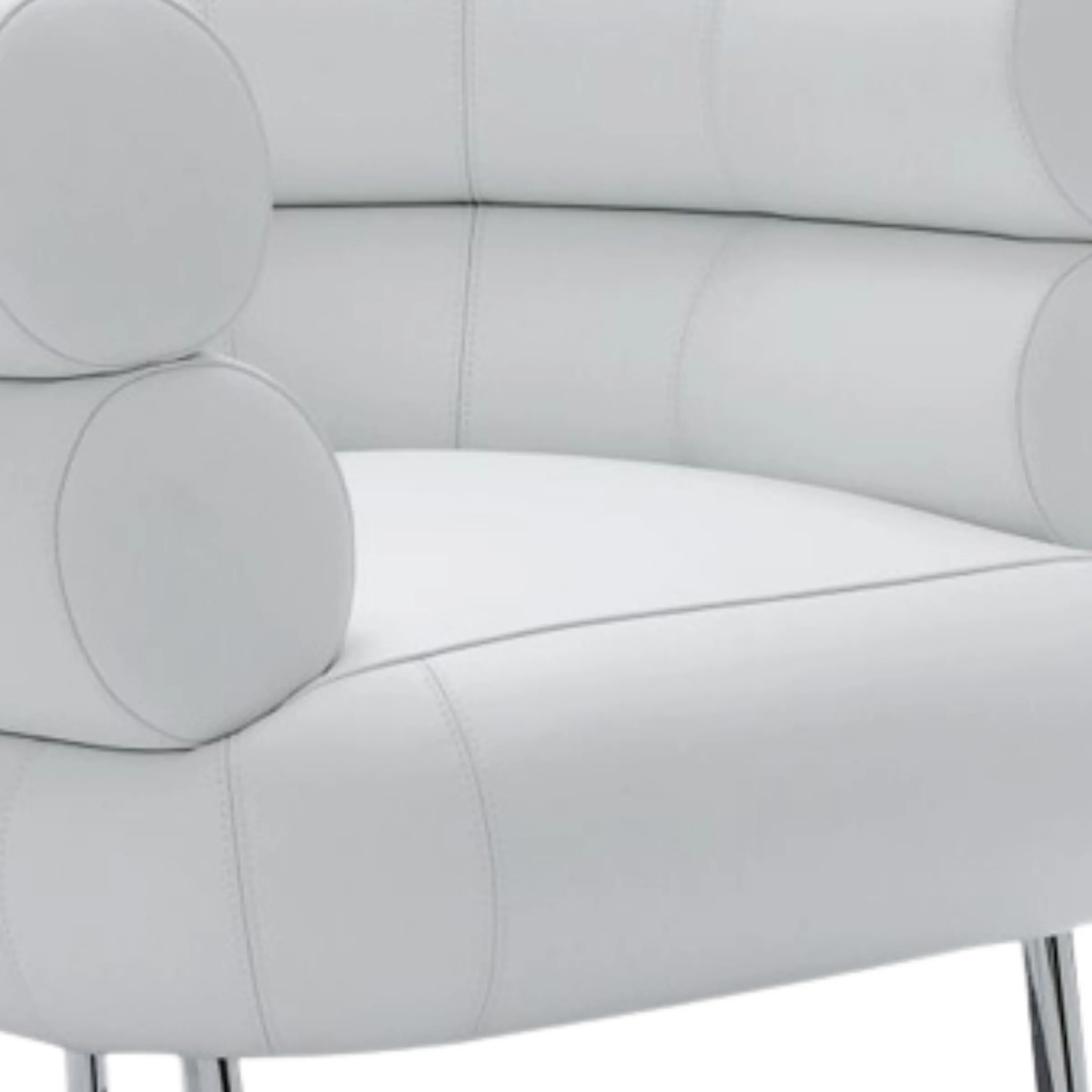Eileen Gray Bibendum Chair Replica, White