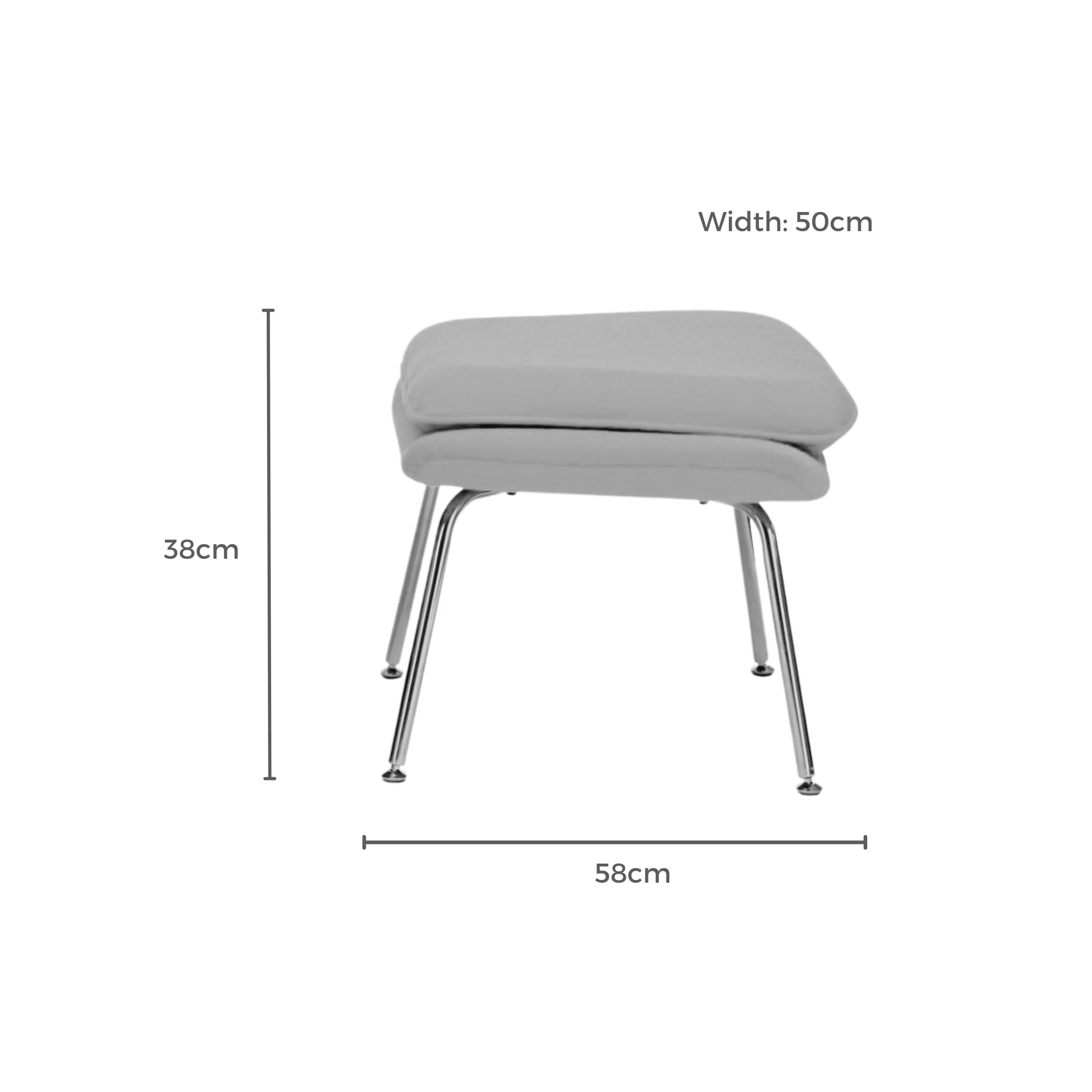 Eero Saarinen Womb Chair with Ottoman Replica, Red
